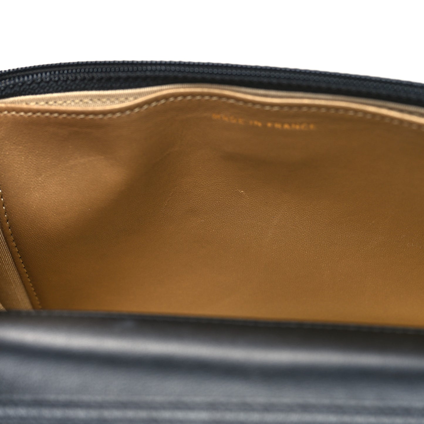 Lambskin Quilted Pearl Crush Wallet On Chain WOC Black