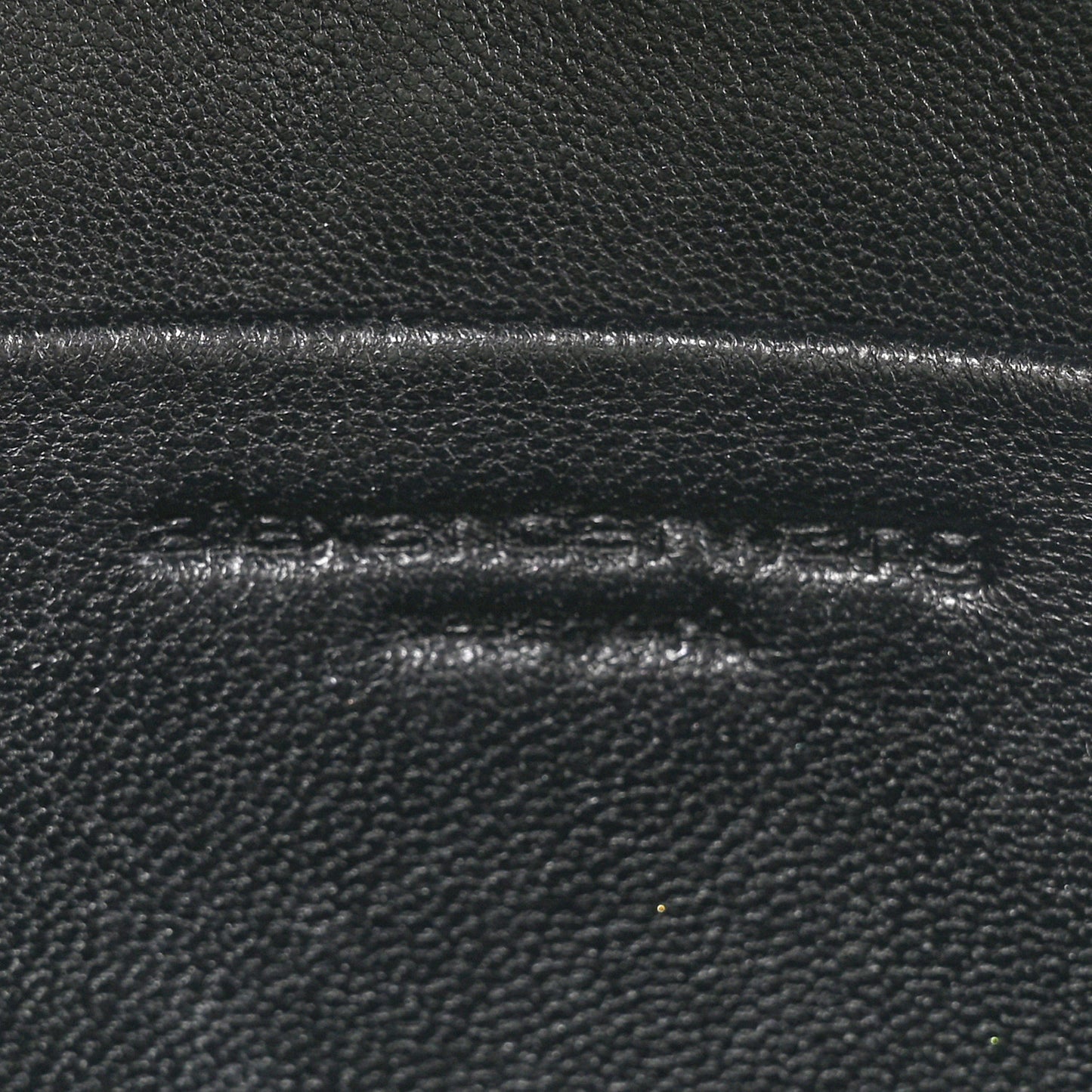 Crocodile Embossed Calfskin W Legacy Saddle Bag Black