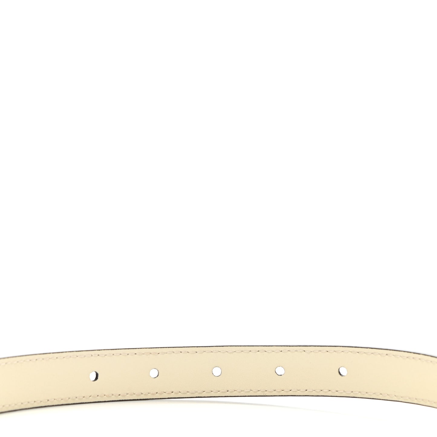 Calfskin Double G 20mm Belt 75 30 Mystic White