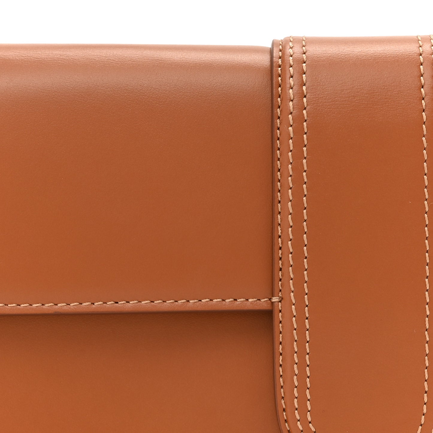 Smooth Calfskin Le Bambino Long Light Brown