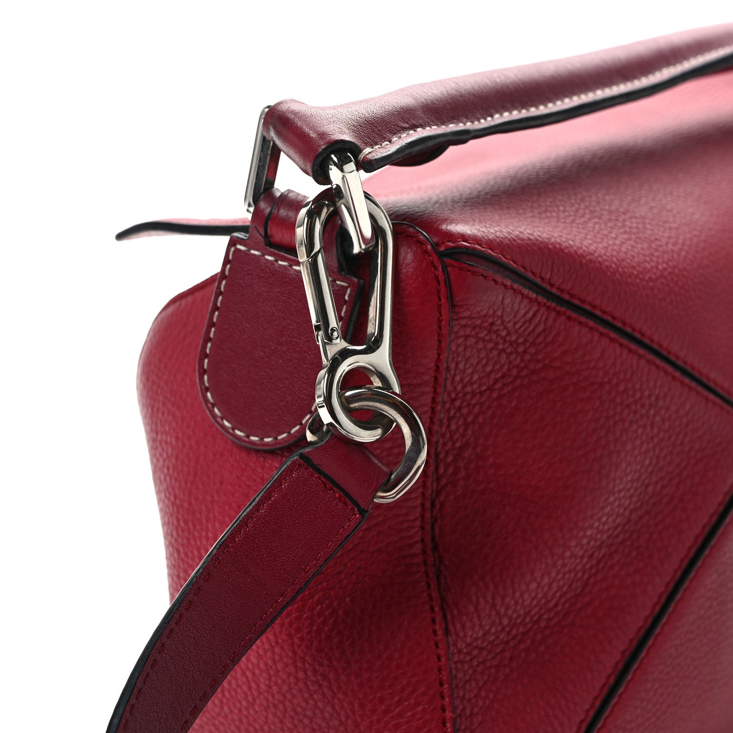 Loewe Calfskin Small Puzzle Bag Rouge 17 of 17