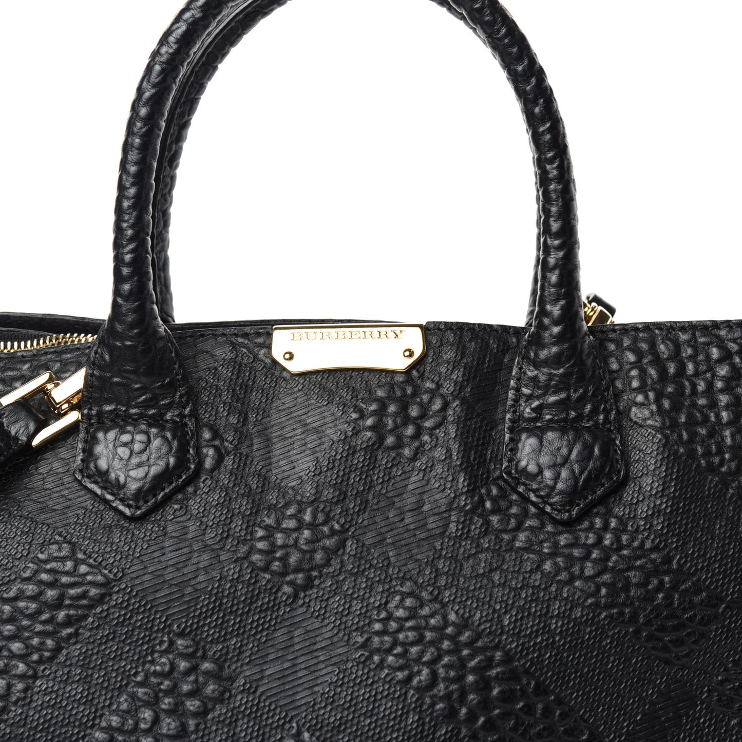Heritage Grain Medium Dewsbury Tote Black