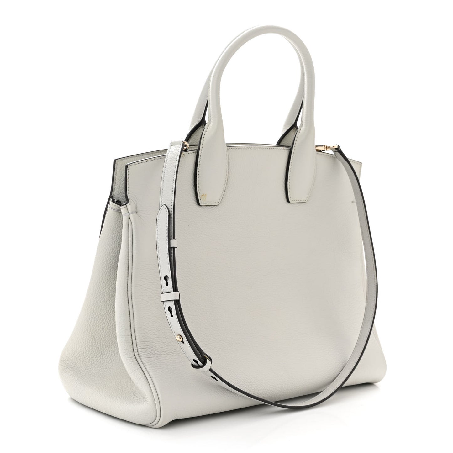 Calfskin Large The Studio Bag Gull Grey