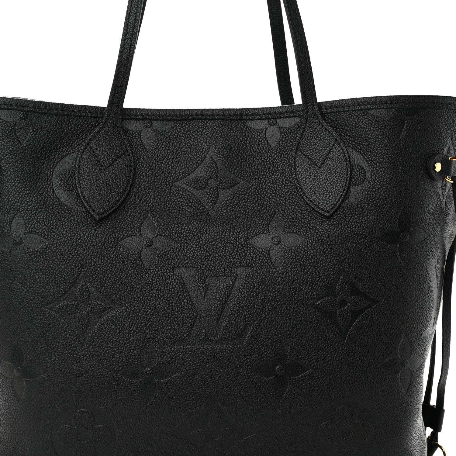 Louis Vuitton Empreinte Monogram Giant Neverfull MM Black 8 of 11