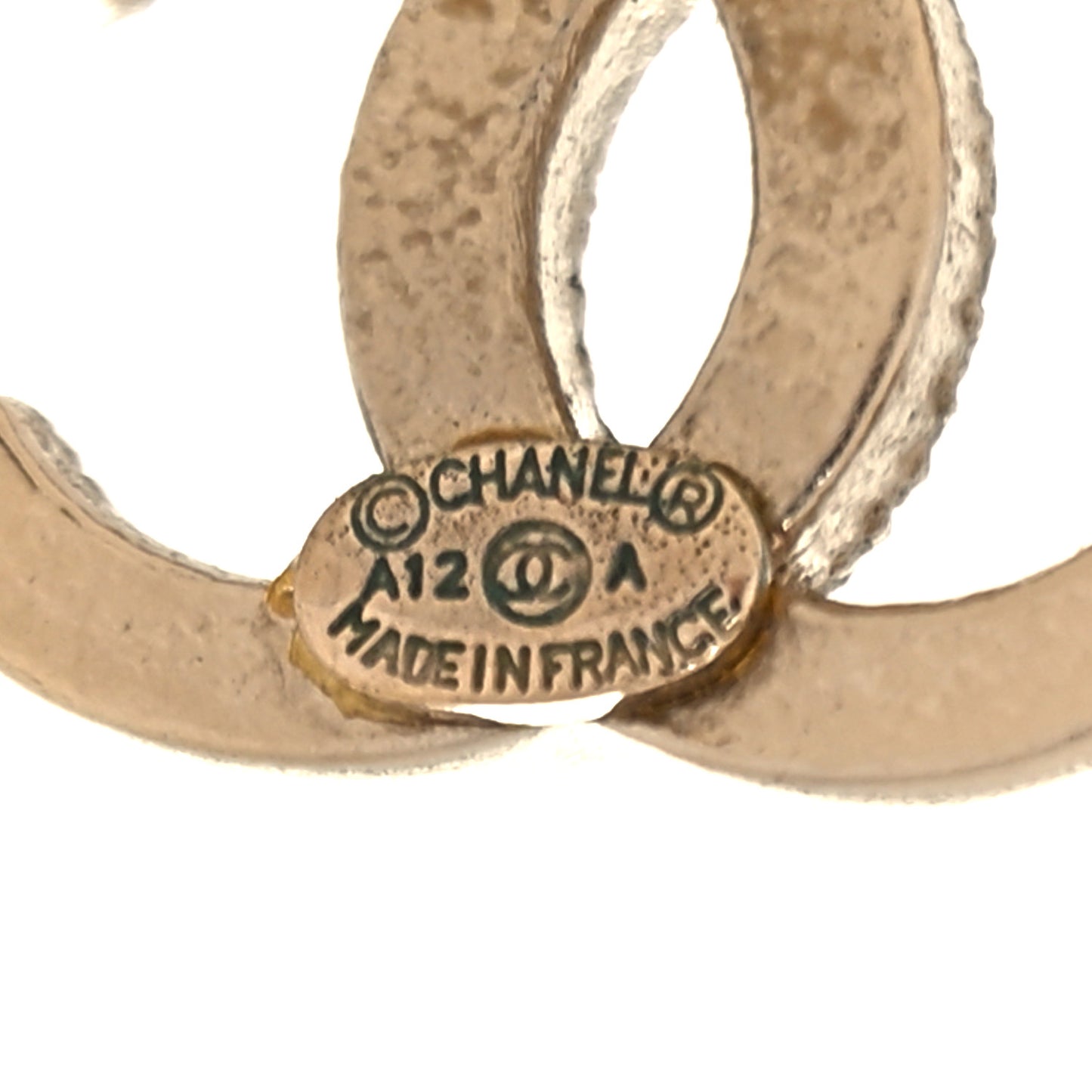 Crystal Mini Timeless CC Earrings Gold