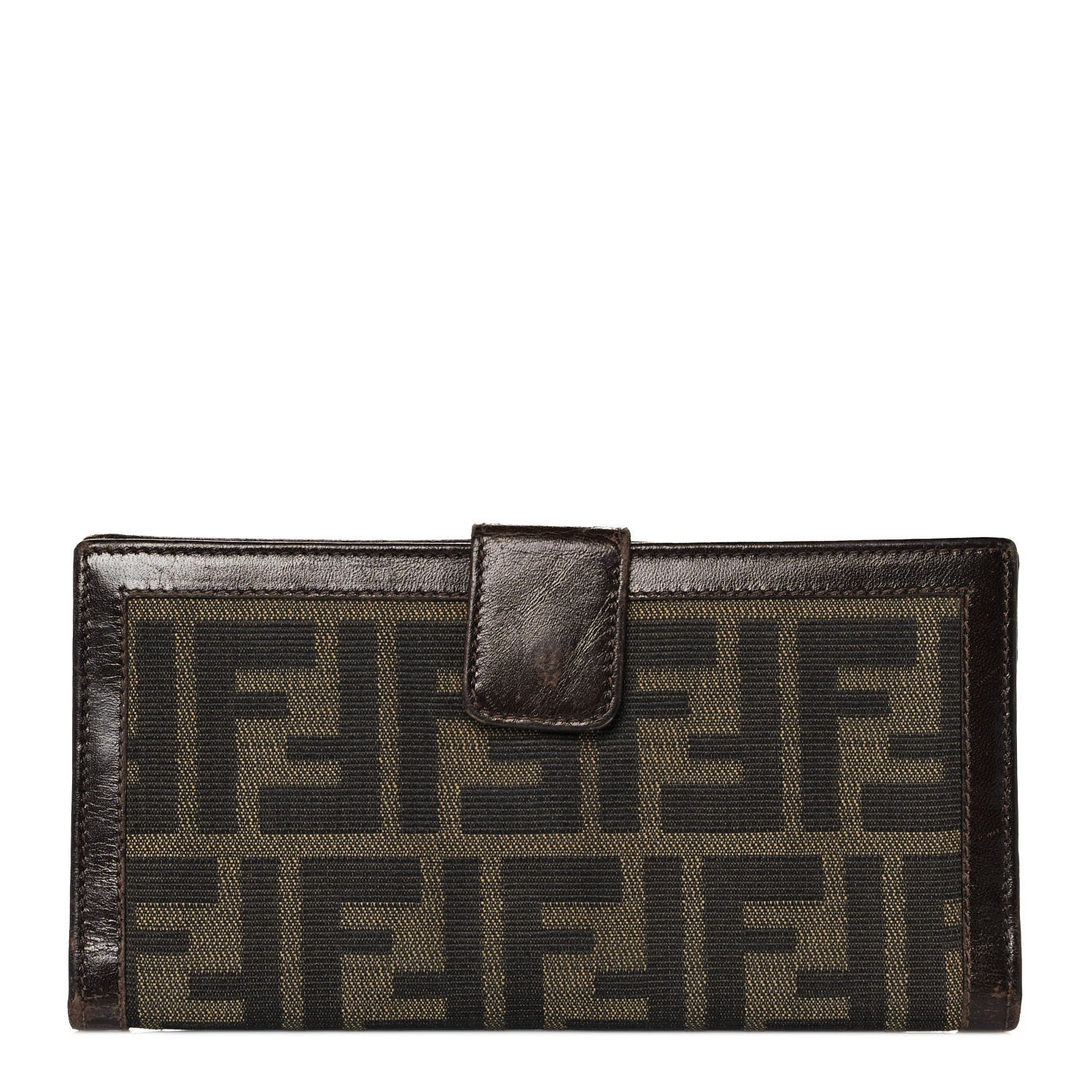 Fendi Zucca Continental Wallet Tobacco 1060893 – FASHIONPHILE