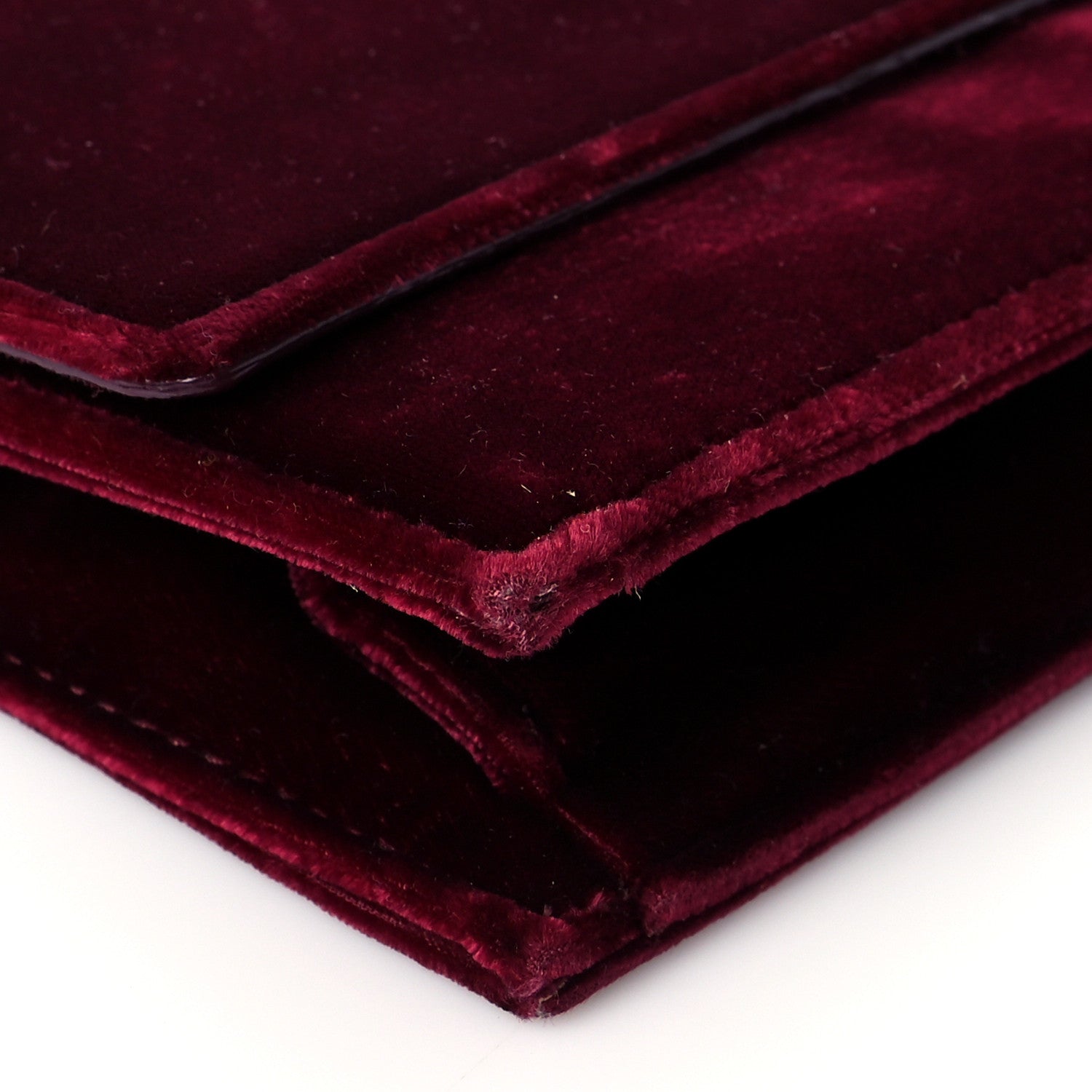 Jimmy Choo Velvet Bohemia Bag Bordeaux 10 of 13