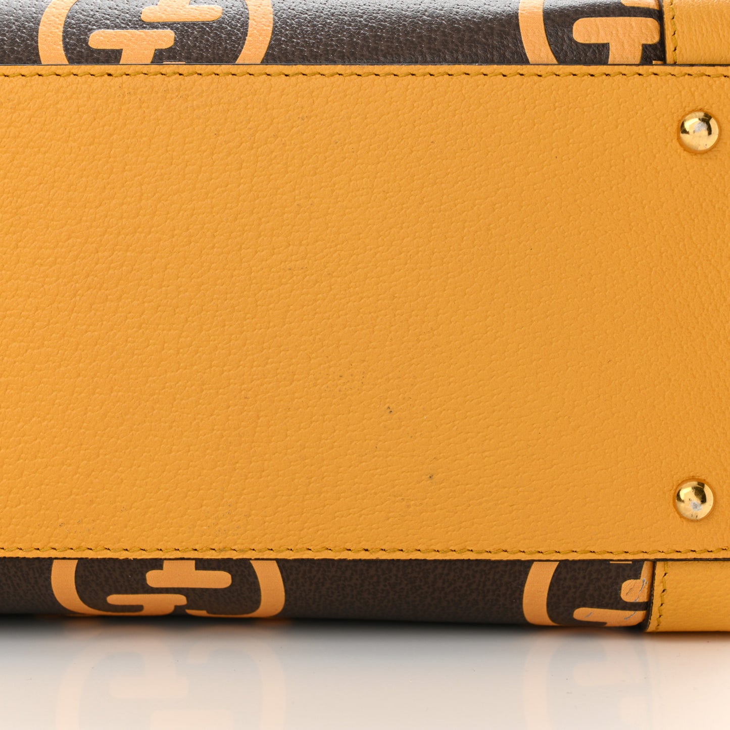 X ADIDAS Textured Dollar Calfskin Jumbo GG Textured Web Trefoil Logo Medium Diana Tote Bag Crop Black