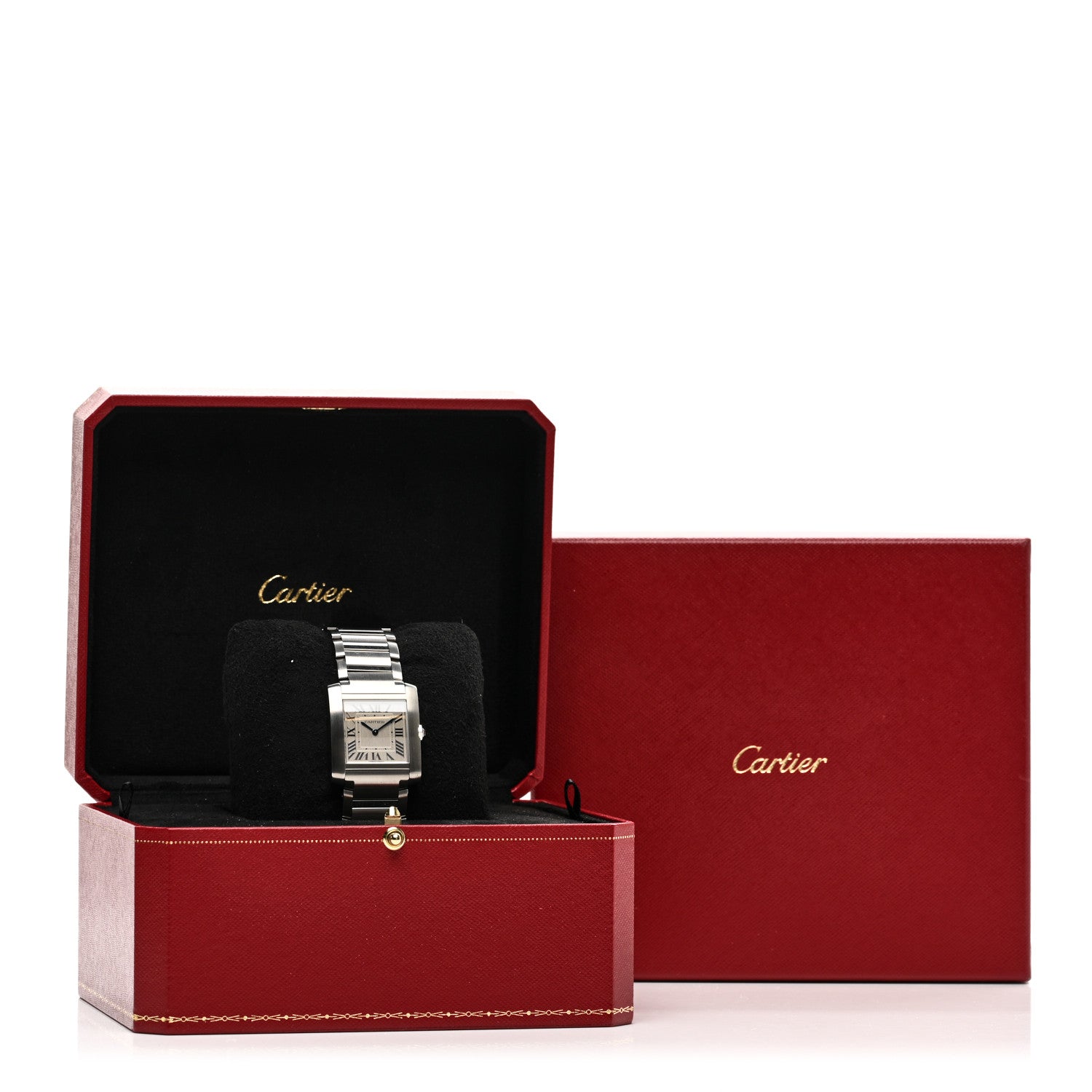 Cartier Stainless Steel 27mm Tank Francaise Quartz Watch 5 of 5
