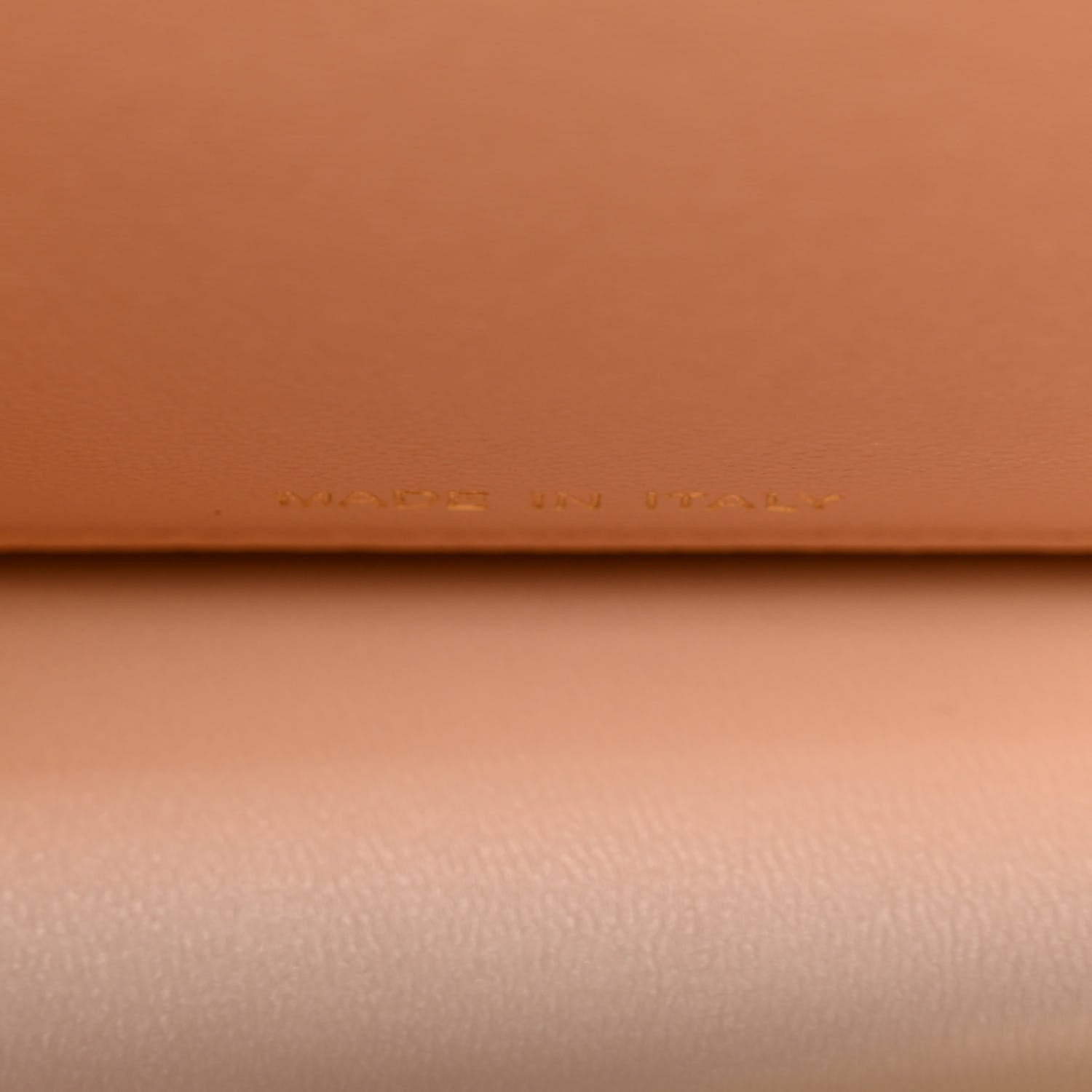 Fendi Vitello King Luxor Shiny Nappa Medium Peekaboo I SEE U East West Satchel Brandy Light Rose 7 of 11