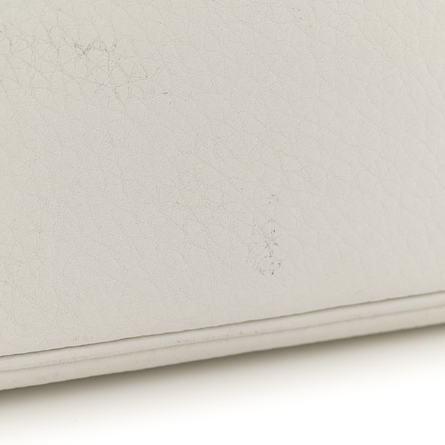 Taurillon Clemence JPG Birkin 42 White