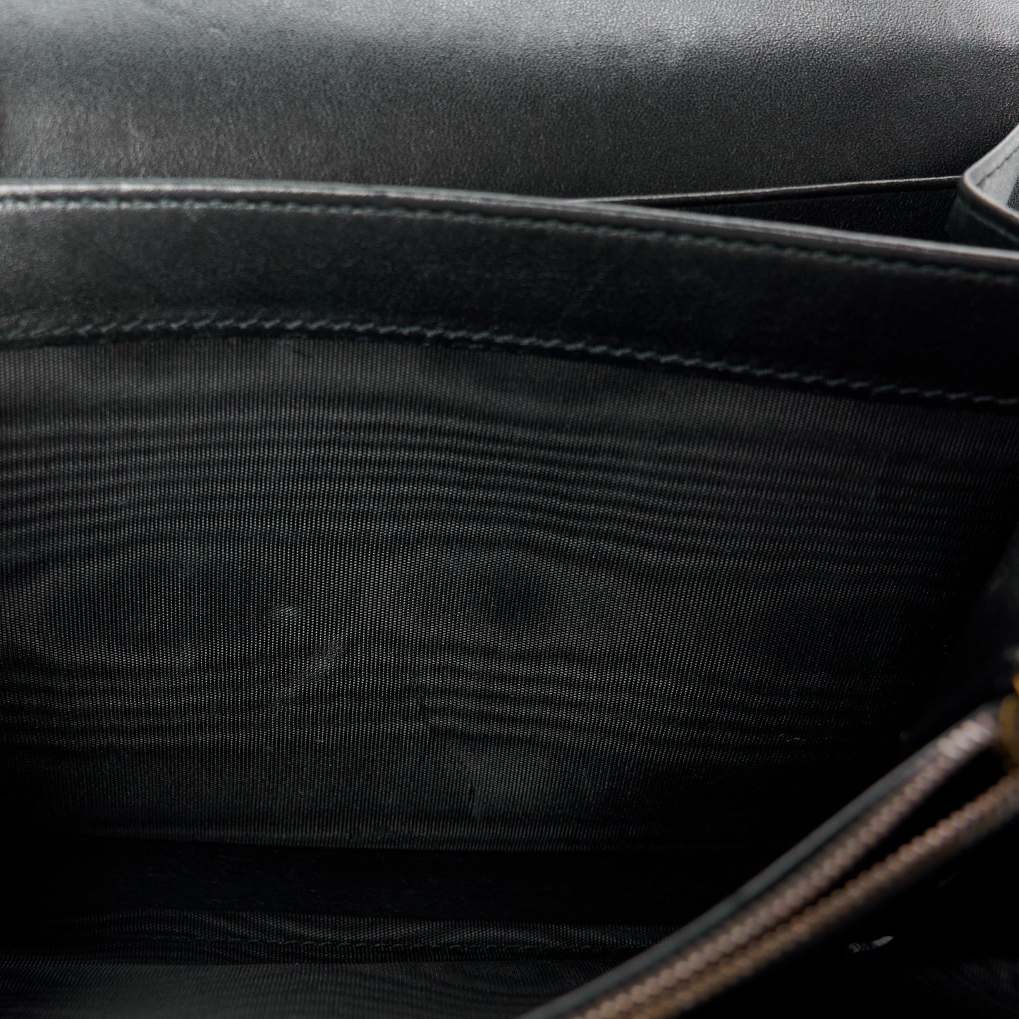 Calfskin Matelasse GG Marmont Chain Wallet Black