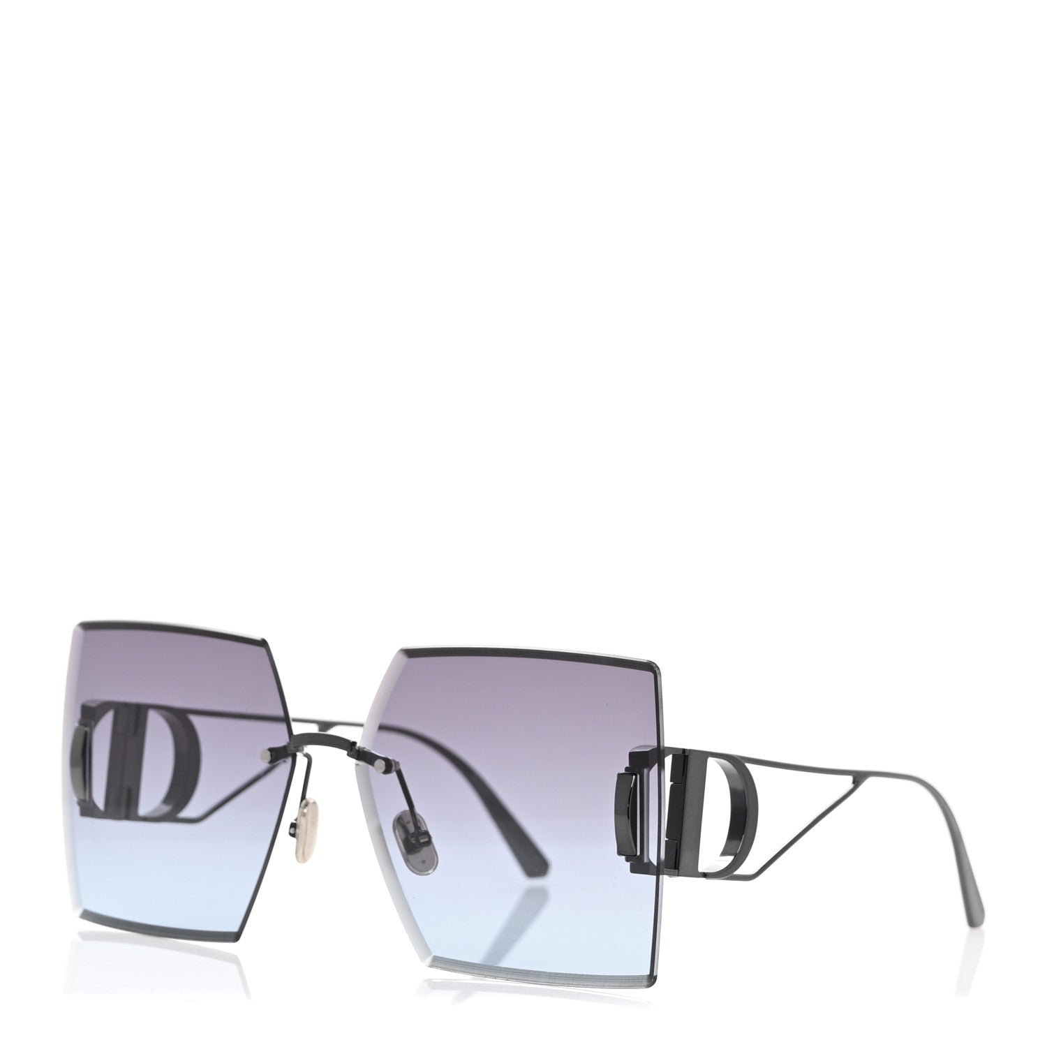 Christian Dior Square 30 Montaigne Sunglasses Black 1691833