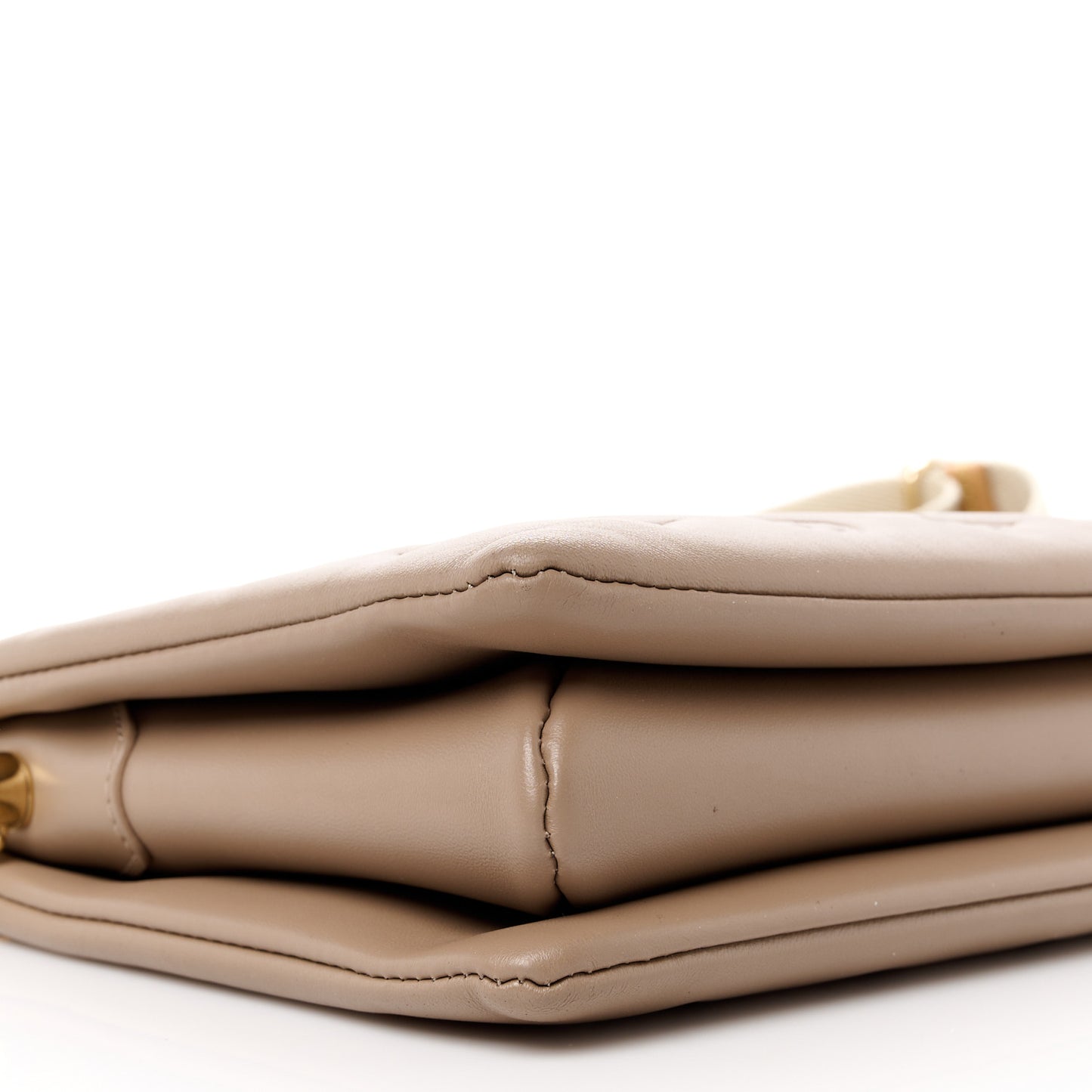 Lambskin Embossed Monogram Coussin PM Taupe
