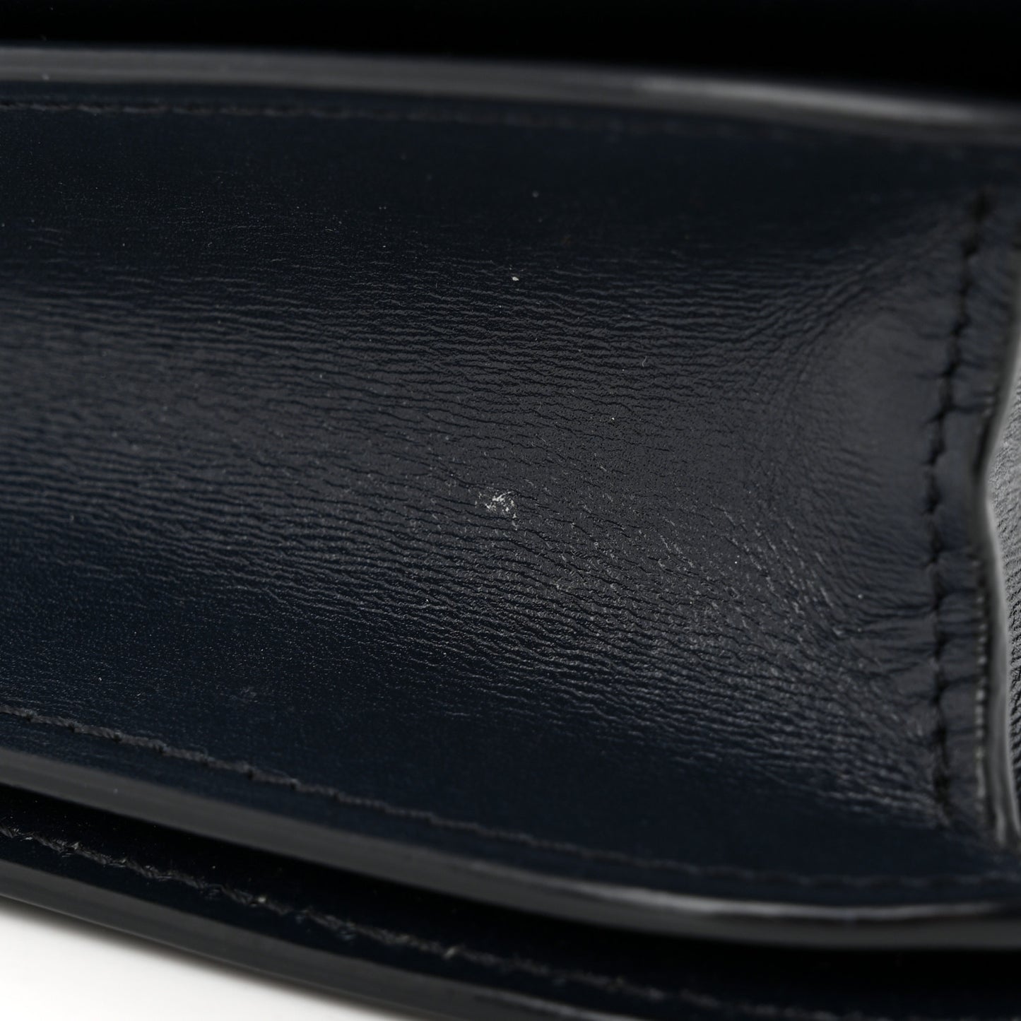 Box Calfskin Medium Classic Box Flap Bag Navy