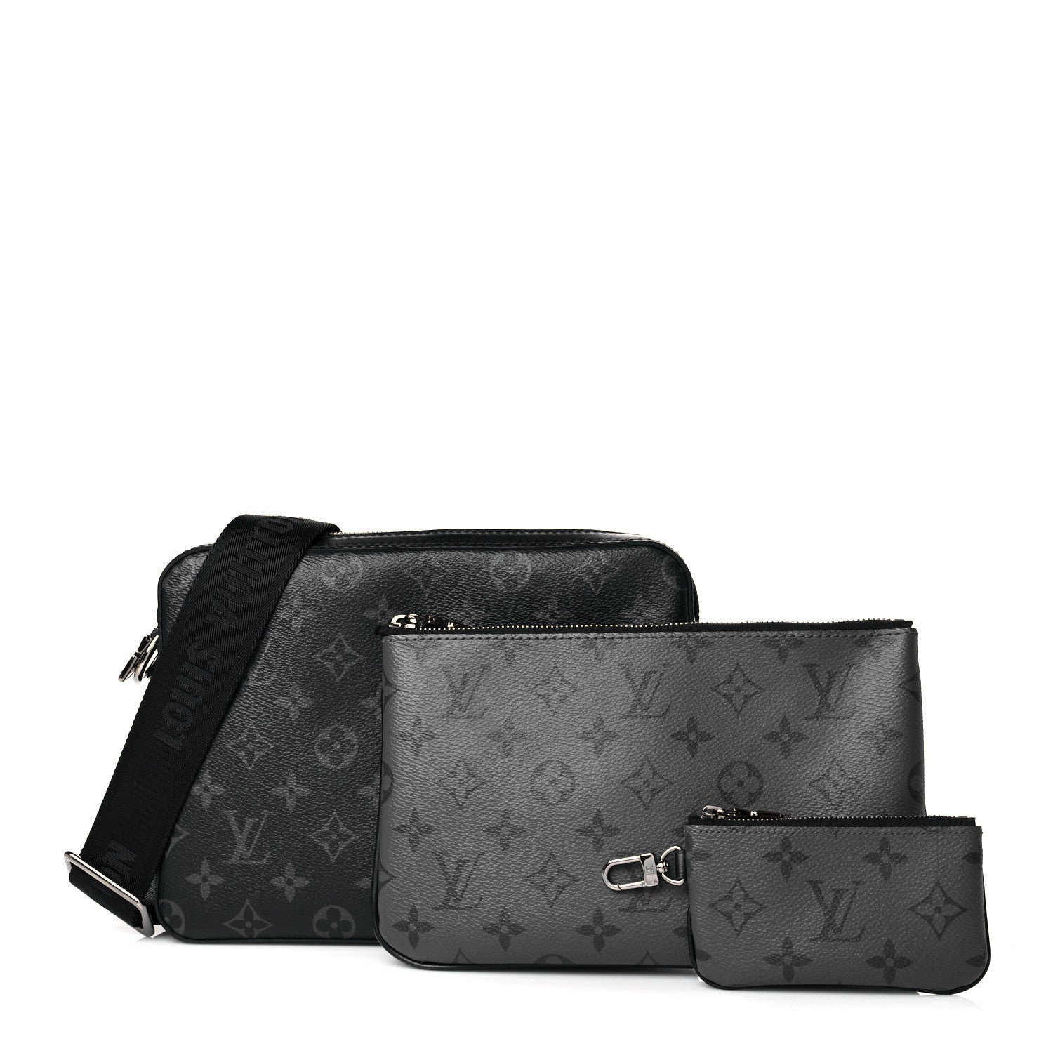 Louis Vuitton Reverse Monogram Eclipse Trio Messenger 1 of 12