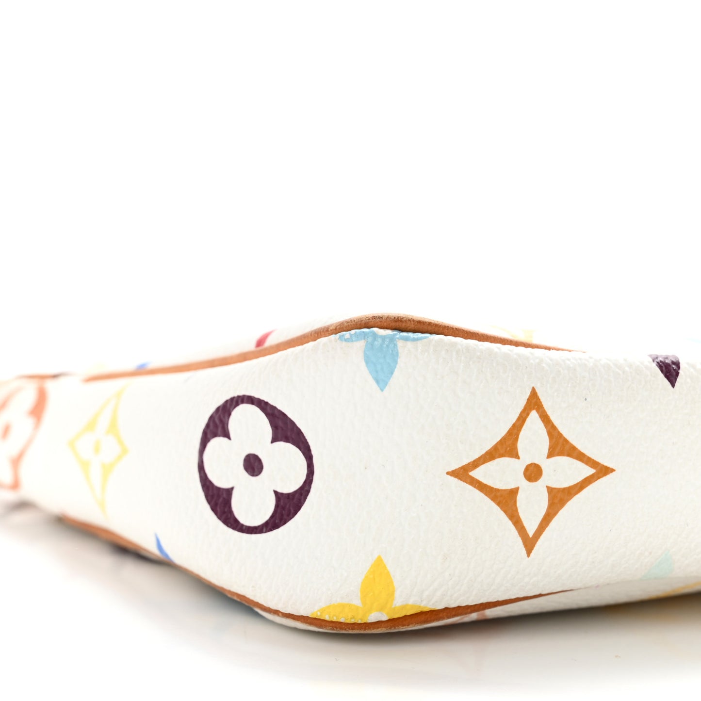 Monogram Multicolor Pochette Accessories White