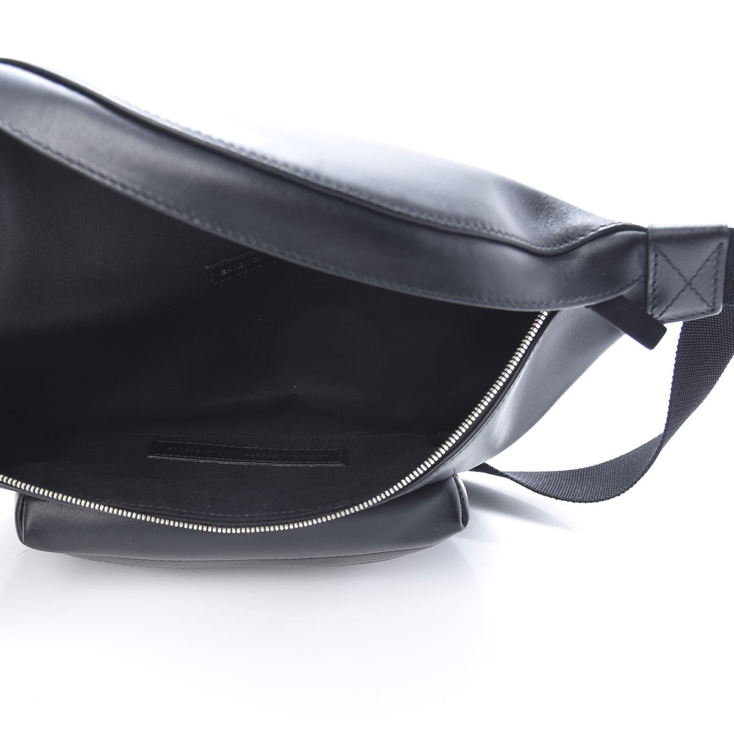Supple Calfskin Signature Logo Large Everyday Beltpack Black