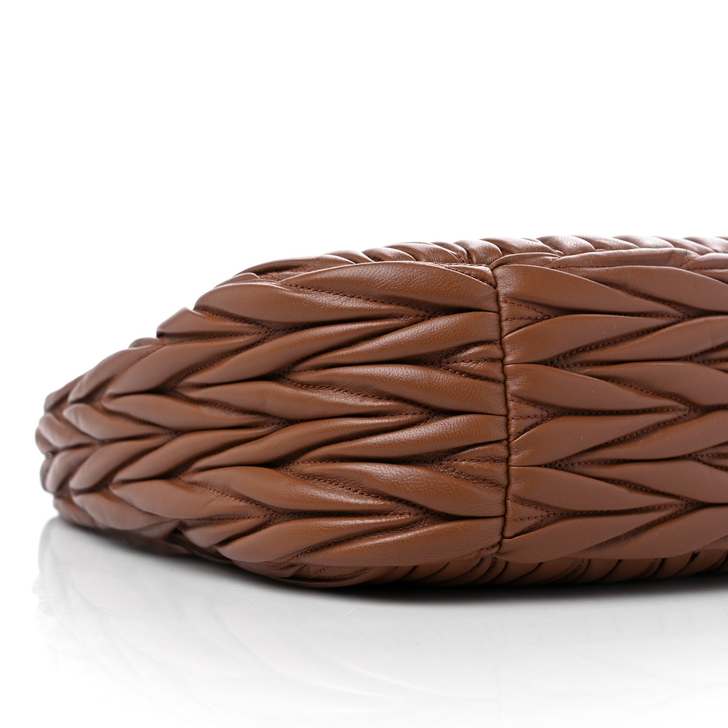 Nappa Matelasse Wander Large Hobo Cognac
