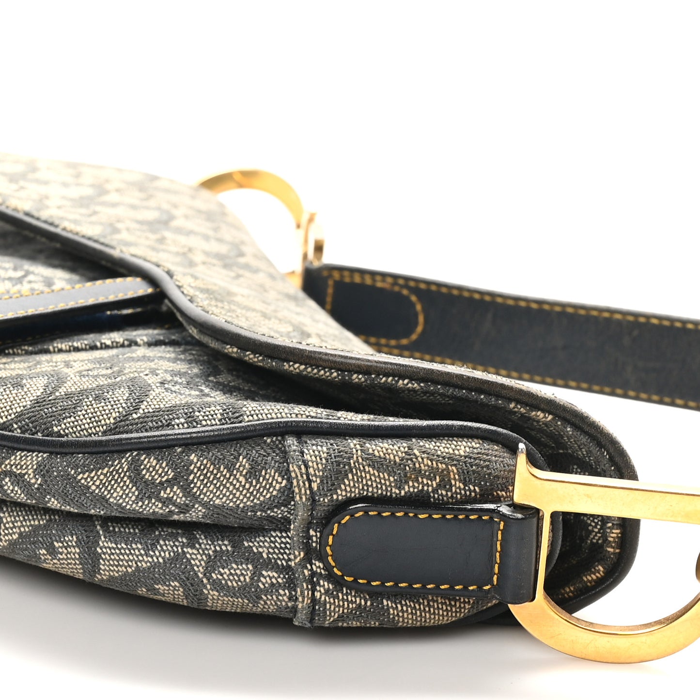 Monogram Saddle Bag Blue