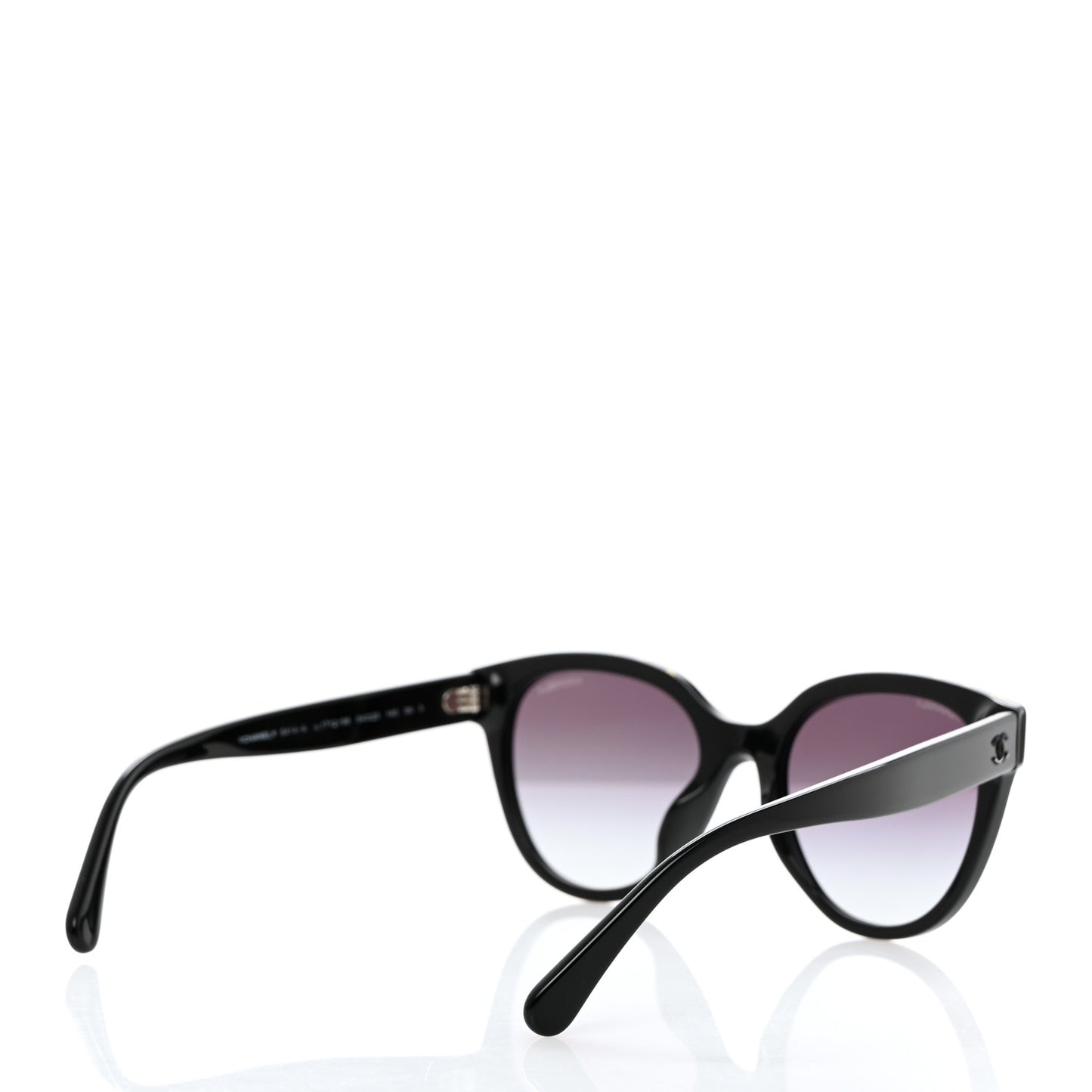 Acetate CC Butterfly Sunglasses 5414-A Black