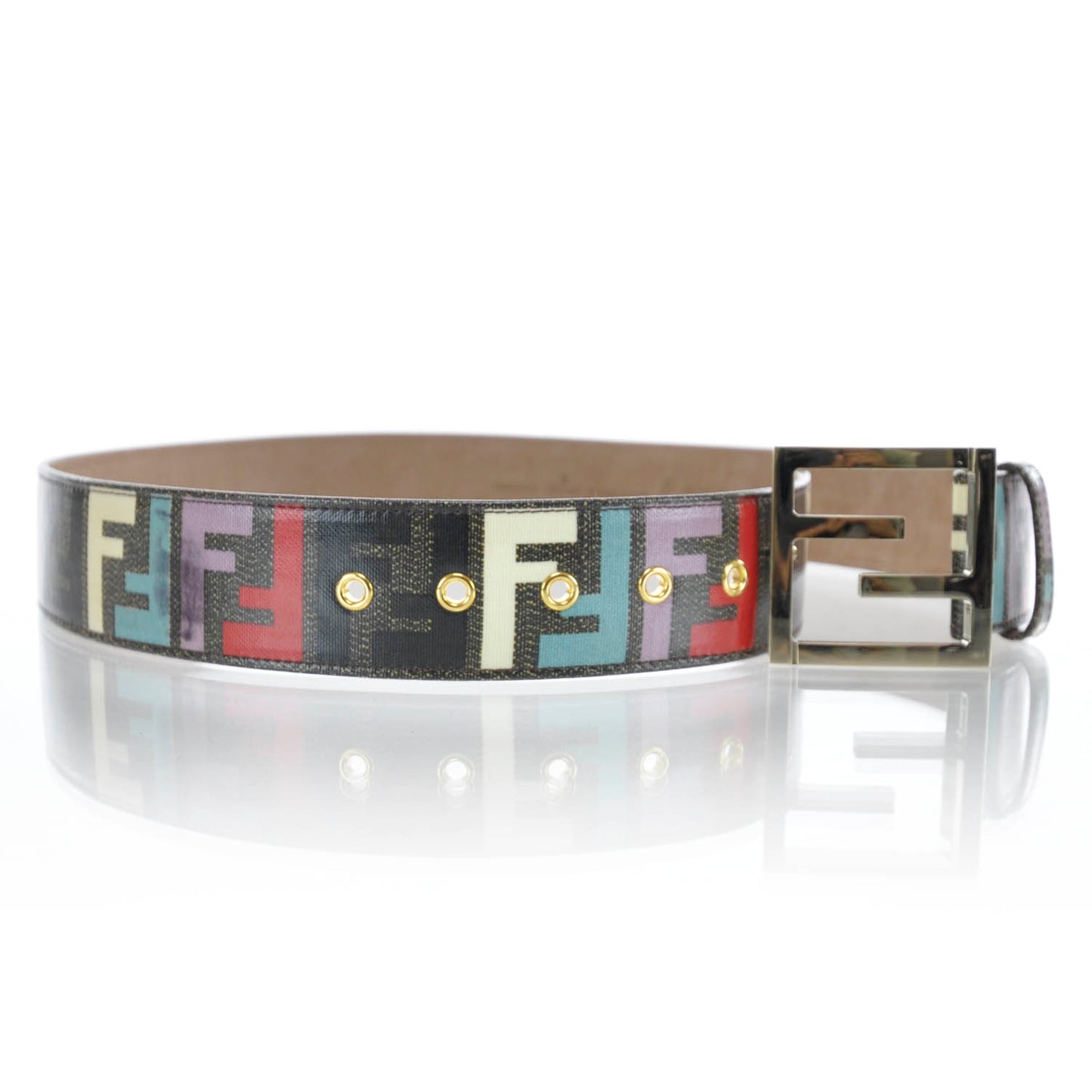 Zucca Spalmati Forever FF Buckle Belt 90 36 Multicolor