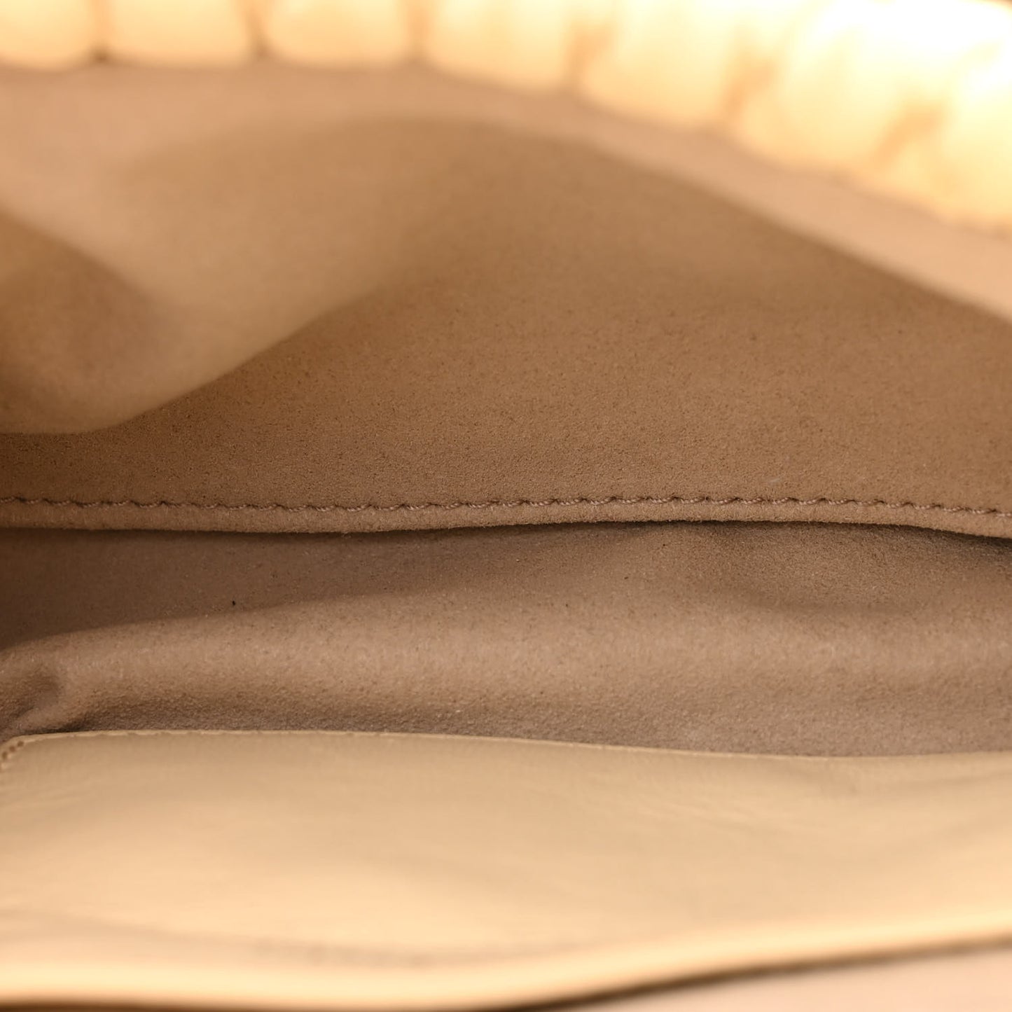 Lambskin Quilted PS Harris Small Shoulder Bag Beige