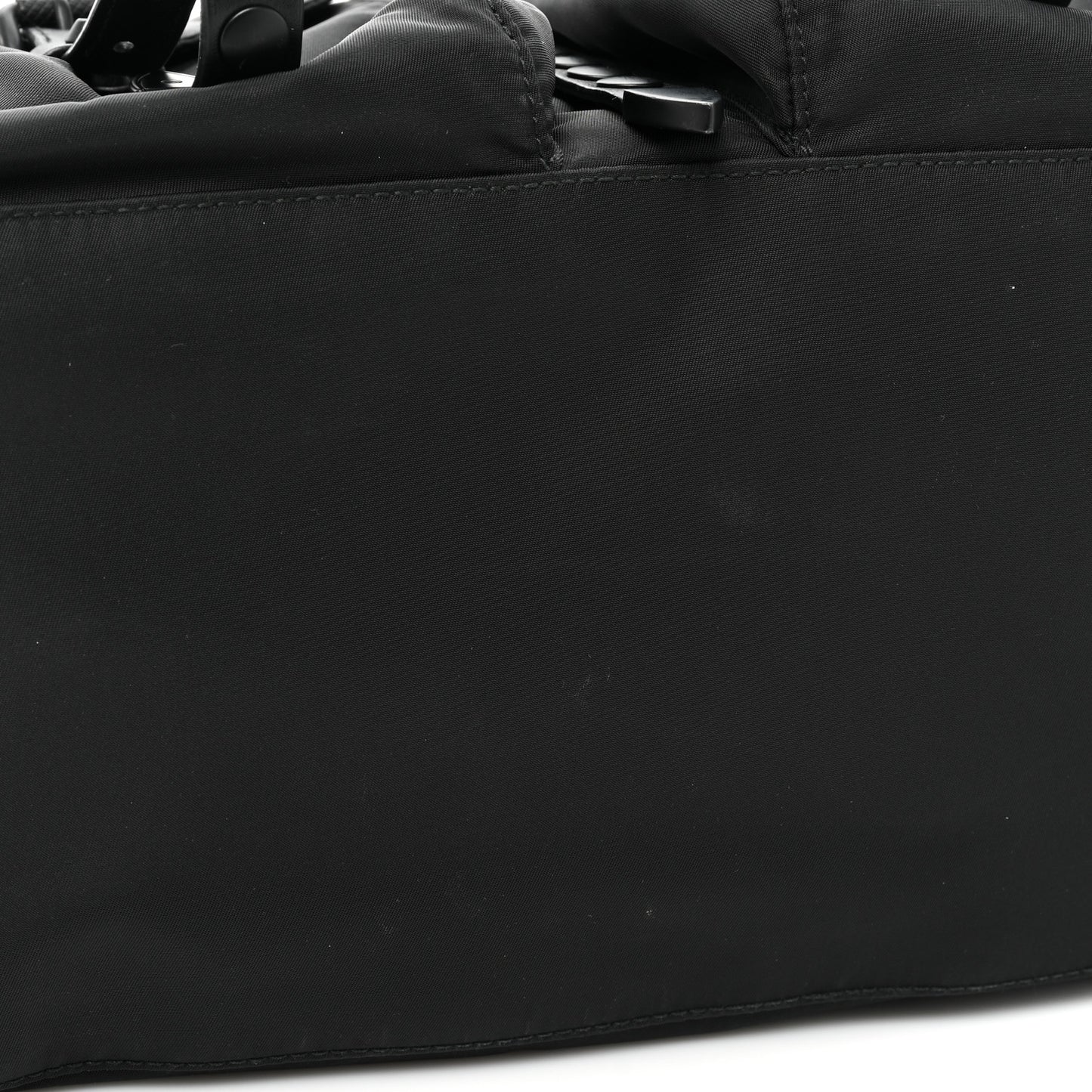 Nylon New Vela Monochrome Studded Backpack Black
