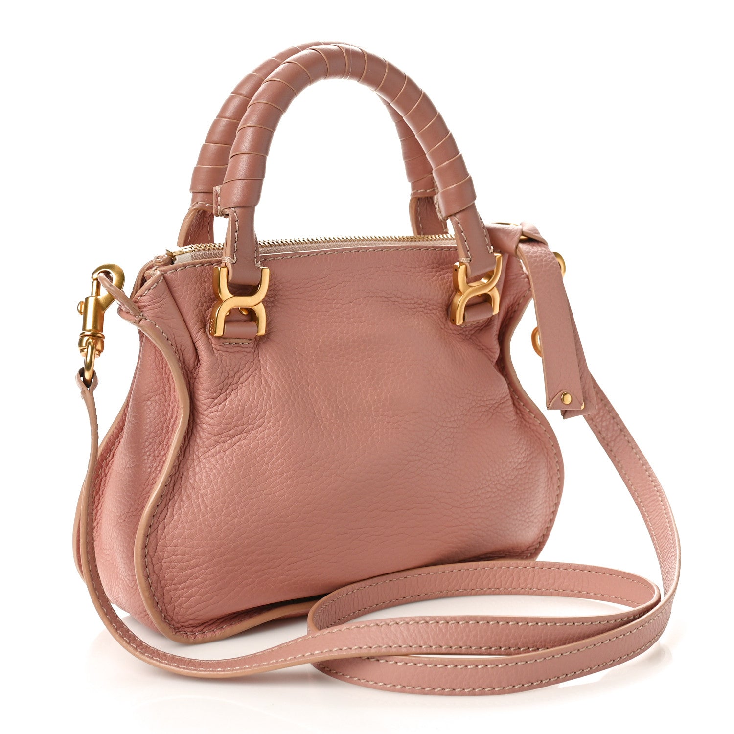 Chloe Calfskin Mini Marcie Satchel Light Pink 2 of 8