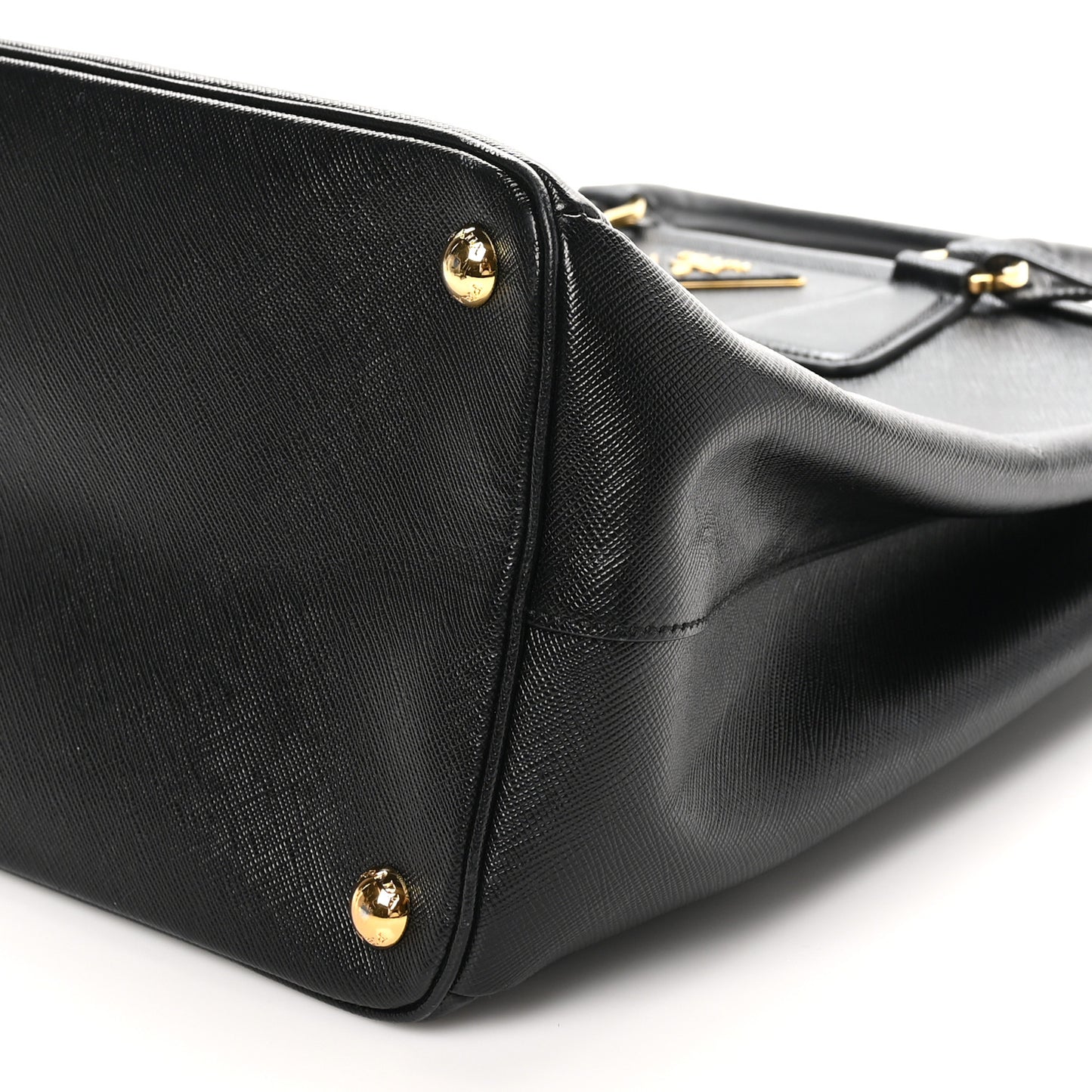 Saffiano Lux Parabole Tote Black