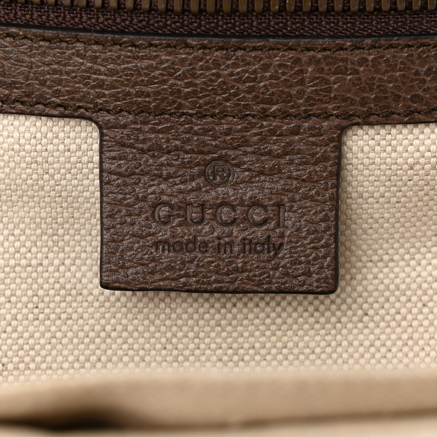 GG Supreme Monogram Calfskin Web Small Ophidia Day Backpack Beige Ebony New Acero