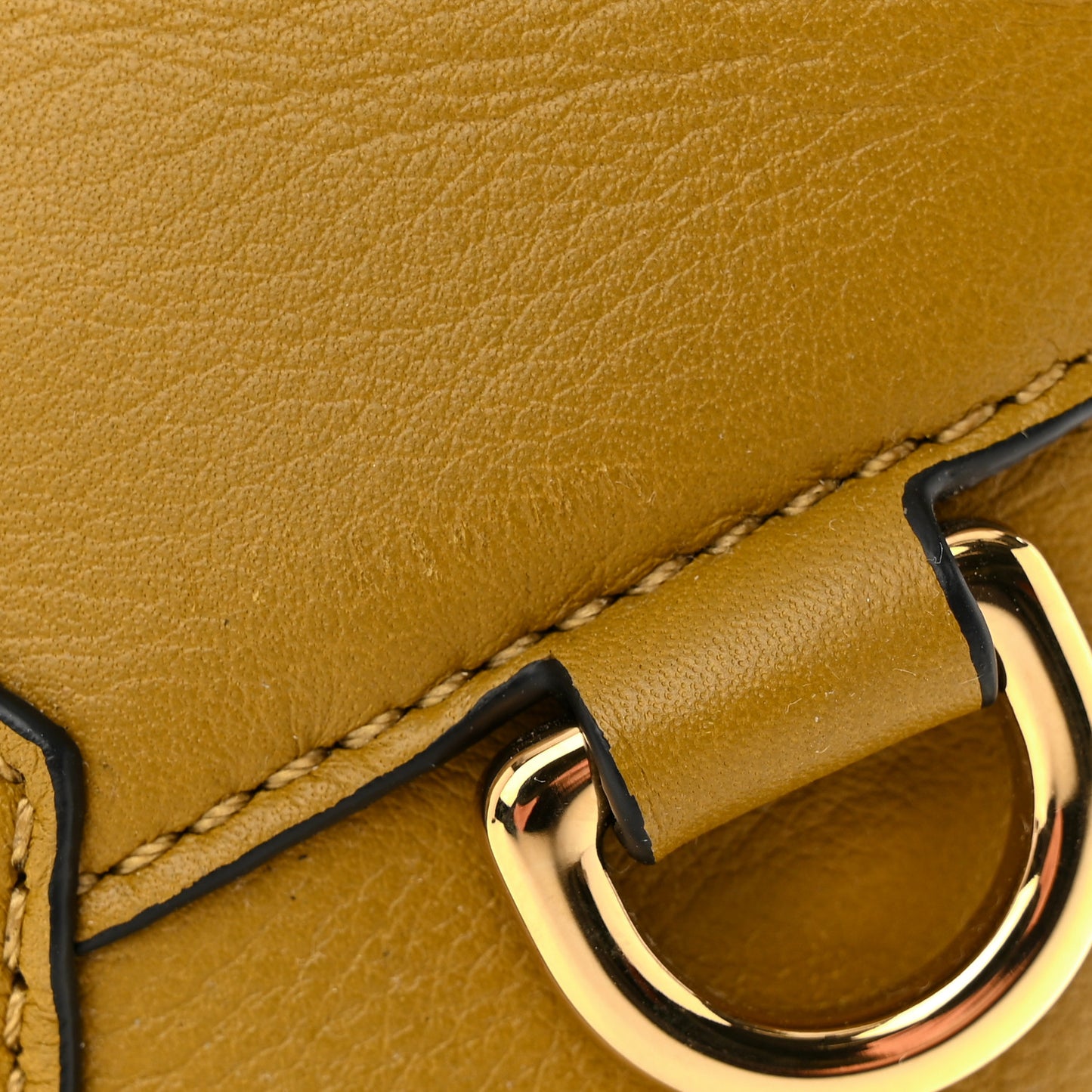 Calfskin Puzzle Hobo Ochre