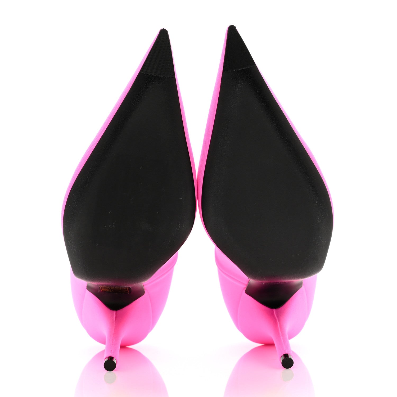Balenciaga Spandex Knife Pointed 110mm Pumps 35 Fluo Pink 5 of 8