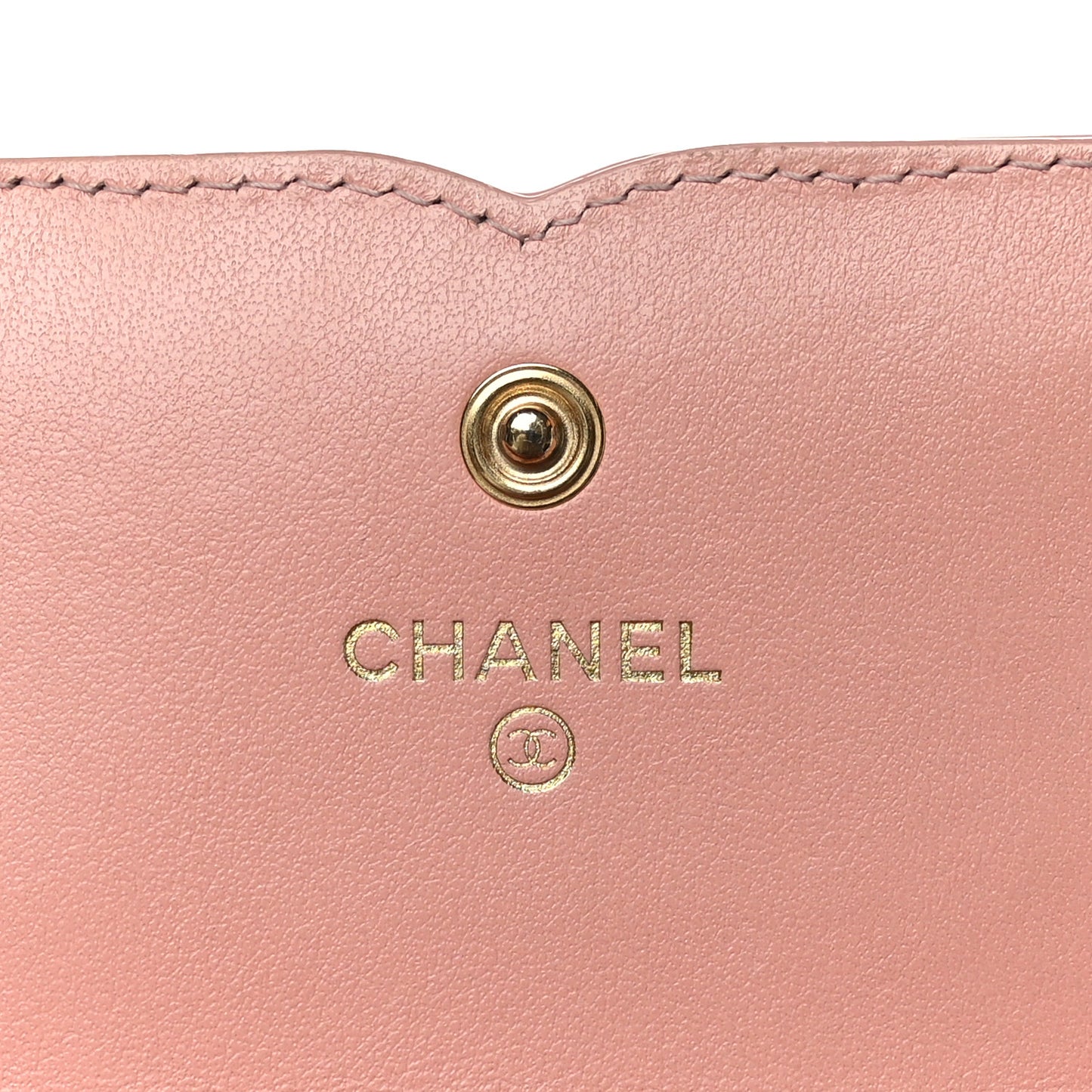 Caviar Quilted Large Filigree Gusset Flap Wallet Pink