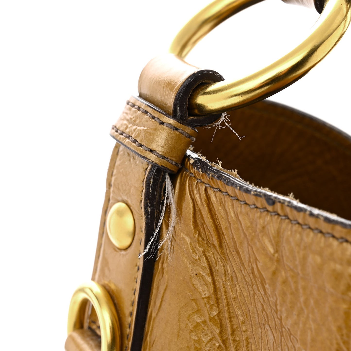 Vernice Sfumata Shoulder Bag Blond Mordore