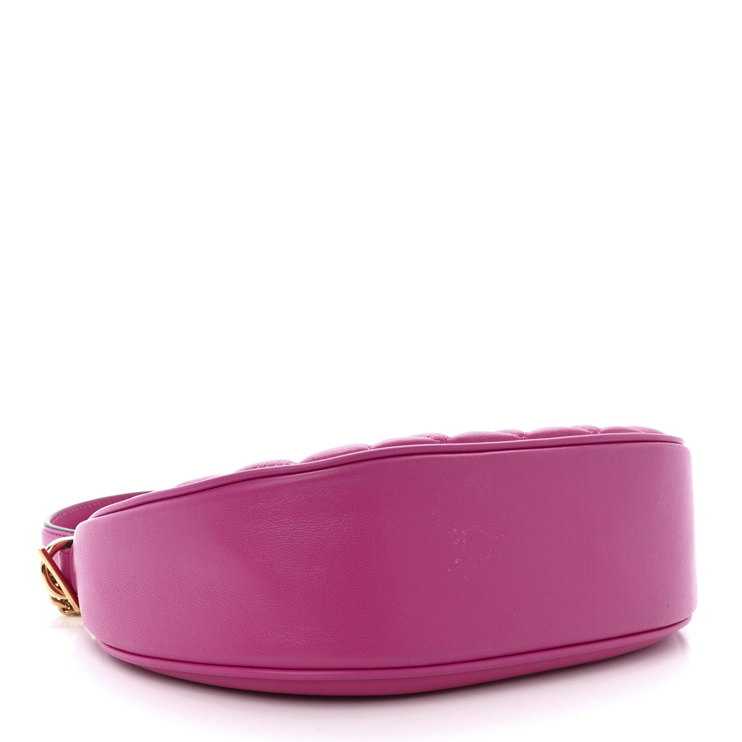 Nappa Quilted Medusa Shoulder Bag Fuchsia