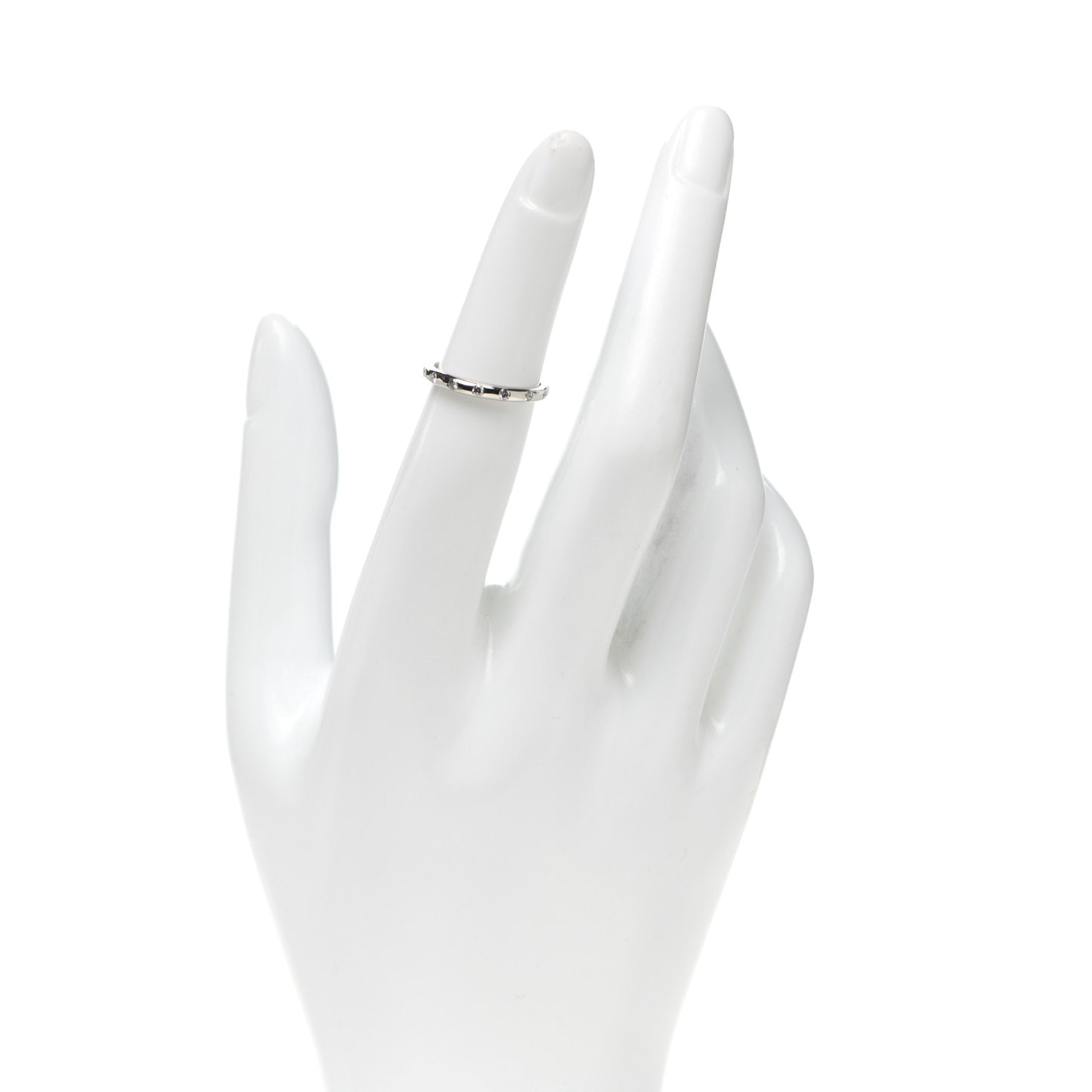 Platinum Diamond Fedi Wedding Band Ring 48 4.5