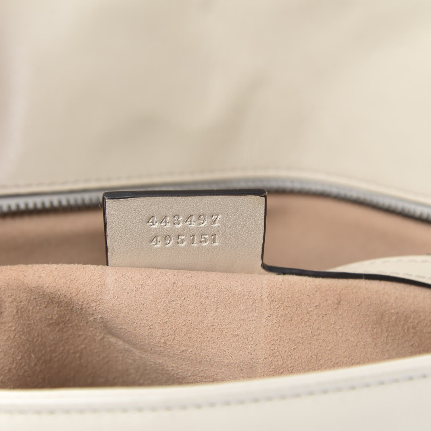 Gucci Calfskin Matelasse Small GG Marmont Shoulder Bag White 7 of 11