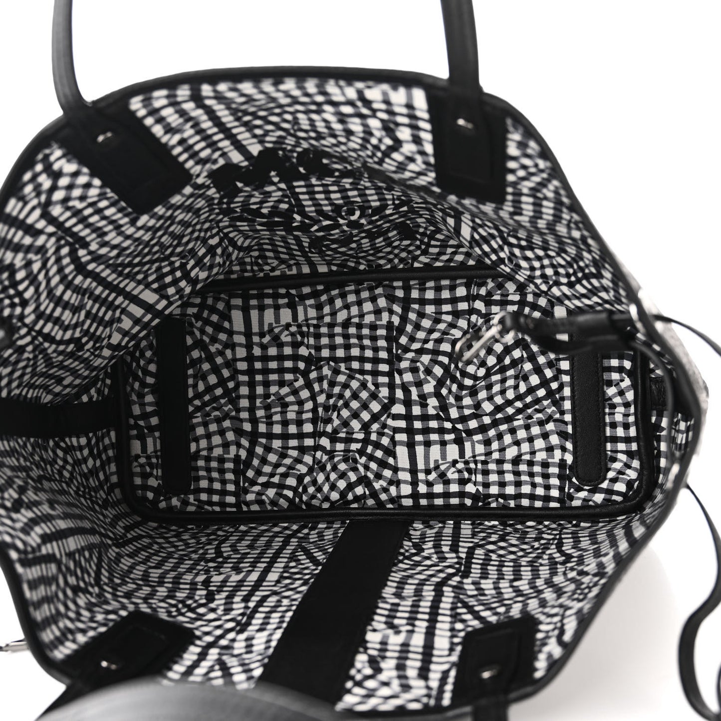 Visetos Medium Liz Reversible Shopper Tote Black