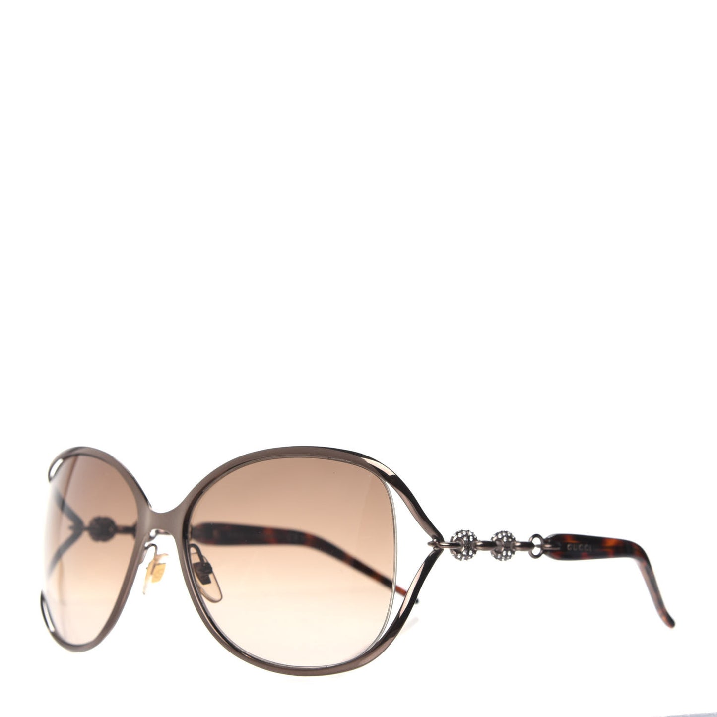 Metal Crystal Marina Chain GG4250 Sunglasses Tortoise