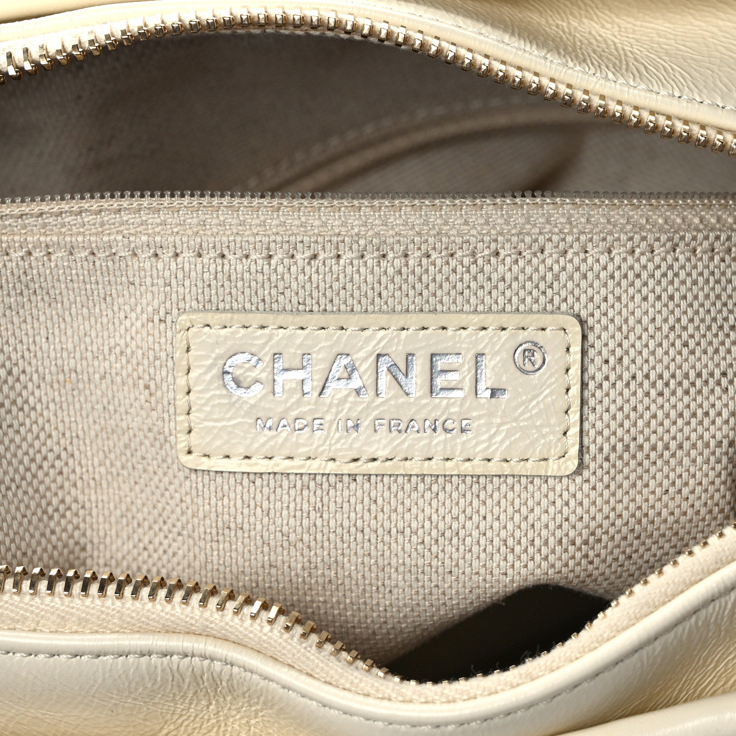 Chanel Tweed Calfskin Quilted Medium Gabrielle Hobo Beige Ivory 6 of 10