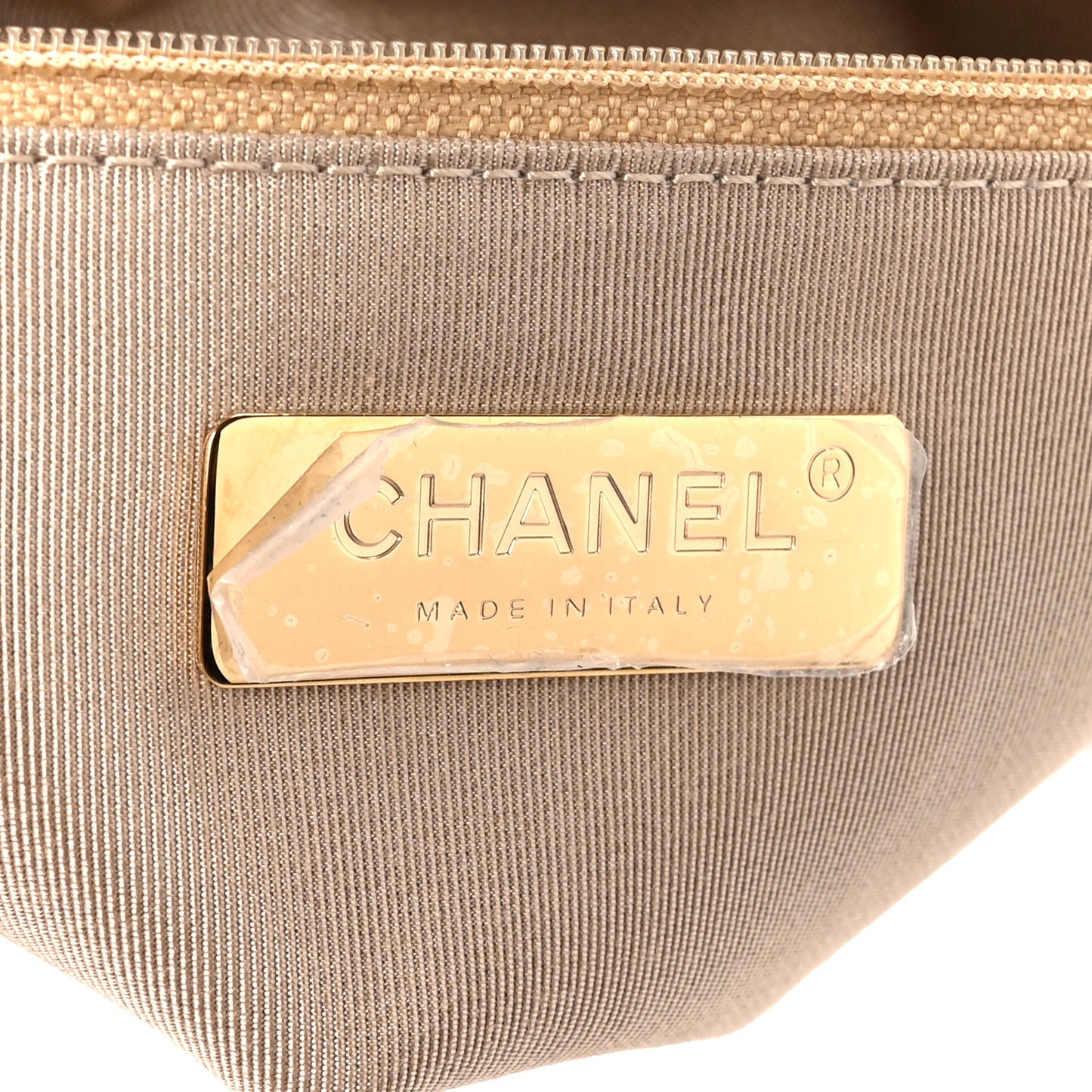 Lambskin Quilted Medium Chanel 19 Flap Dark Beige