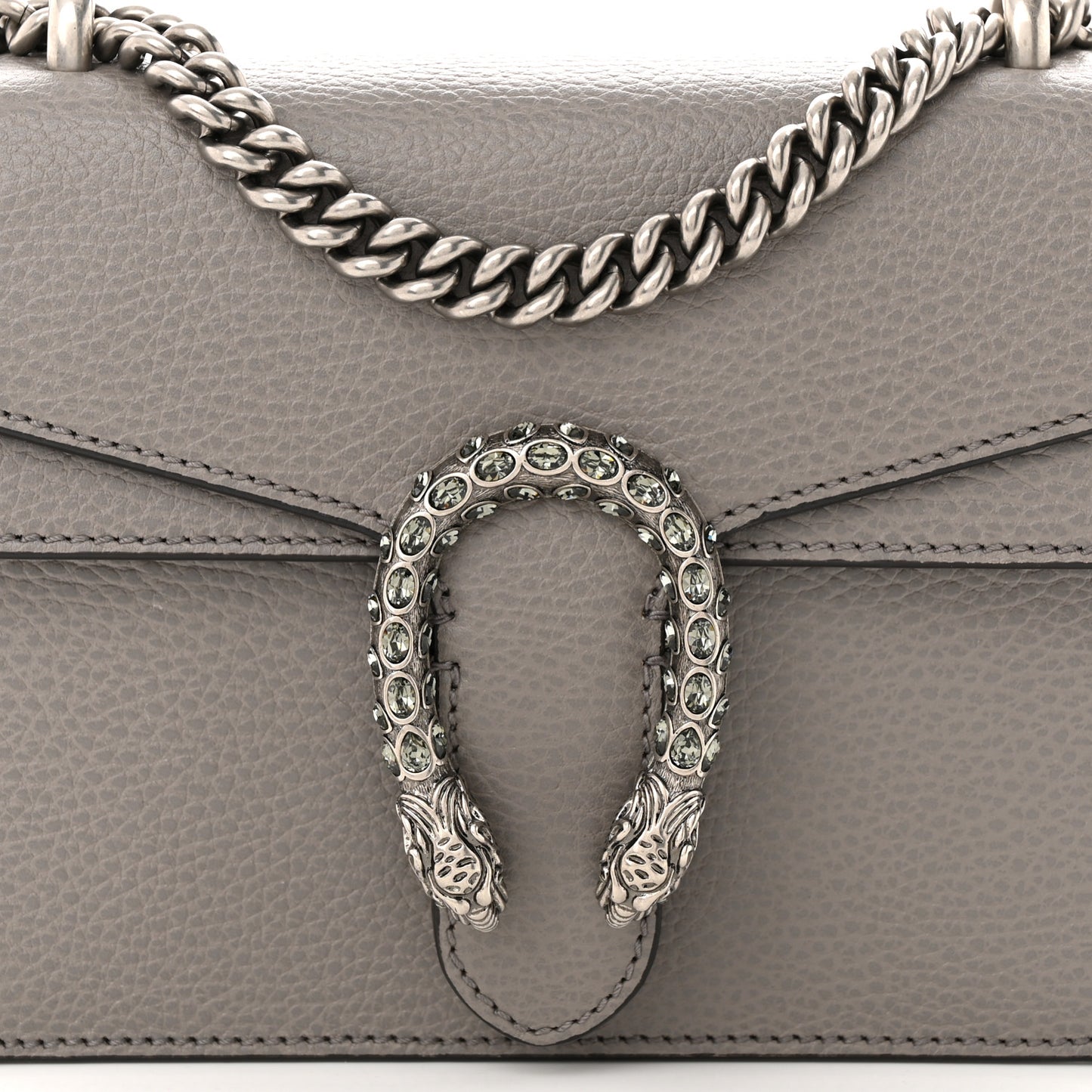 Calfskin Mini Dionysus Shoulder Bag Dusty Grey