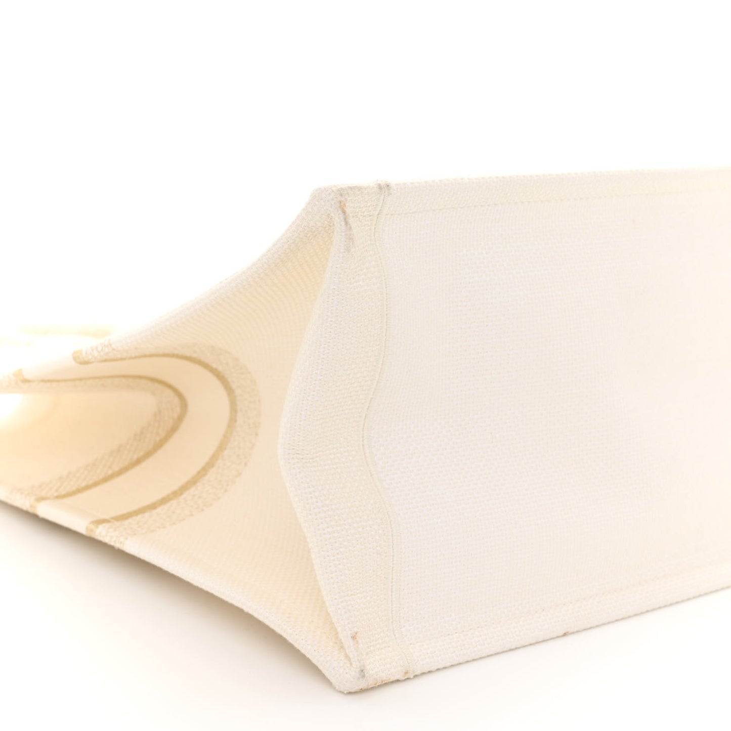 Canvas Embroidered Large Around The World Book Tote Gold