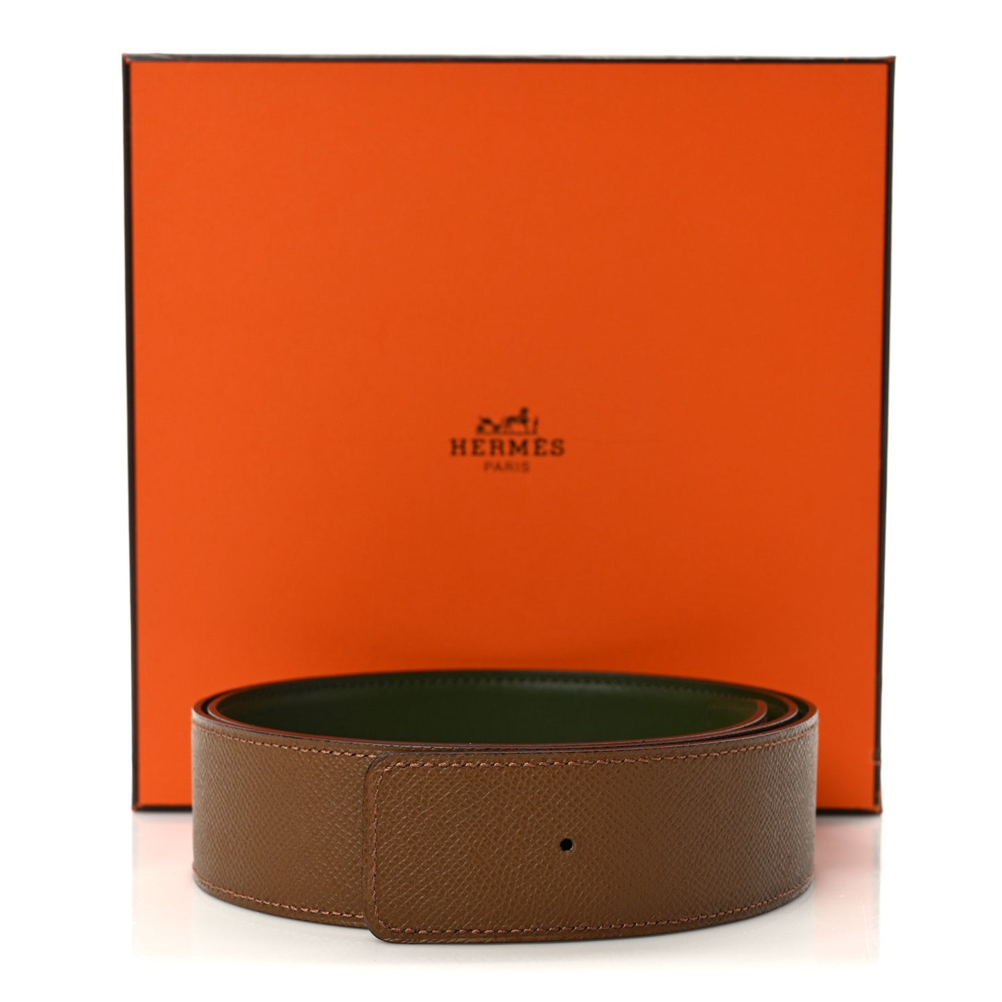 Epsom Box 42mm Belt Strap 95 38 Alezan Vert Canopee