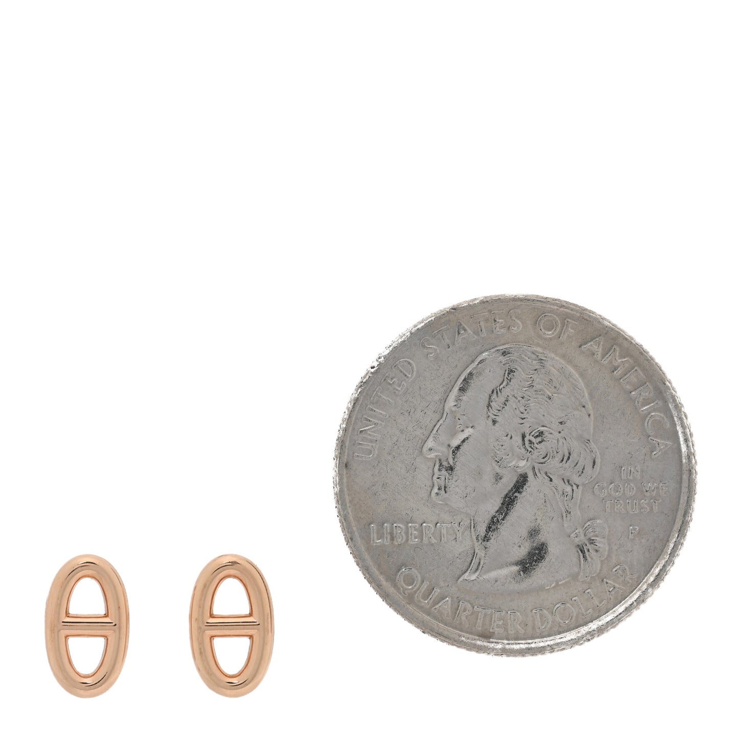 18K Rose Gold TPM Farandole Stud Earrings