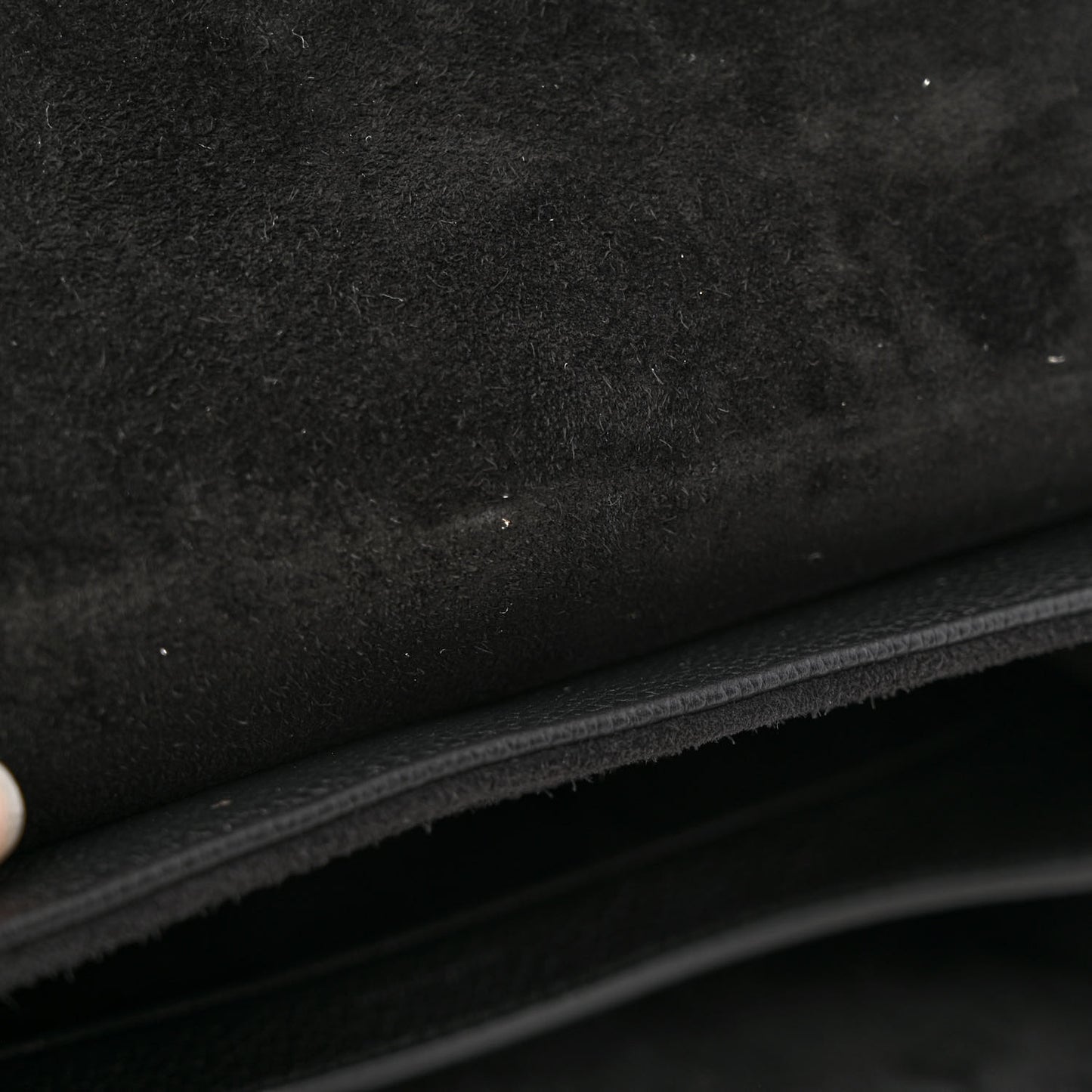 Grained Calfskin Teen Soft 16 Shoulder Bag Black