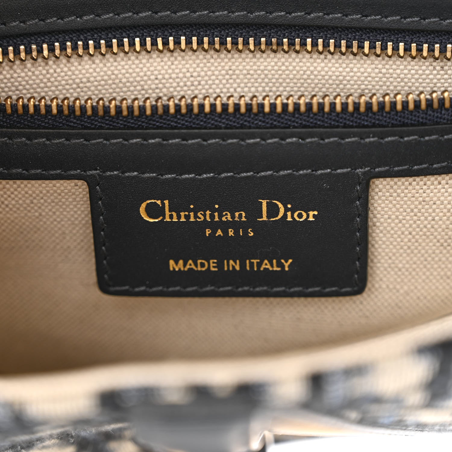 Christian Dior Oblique Saddle Bag Blue 6 of 14