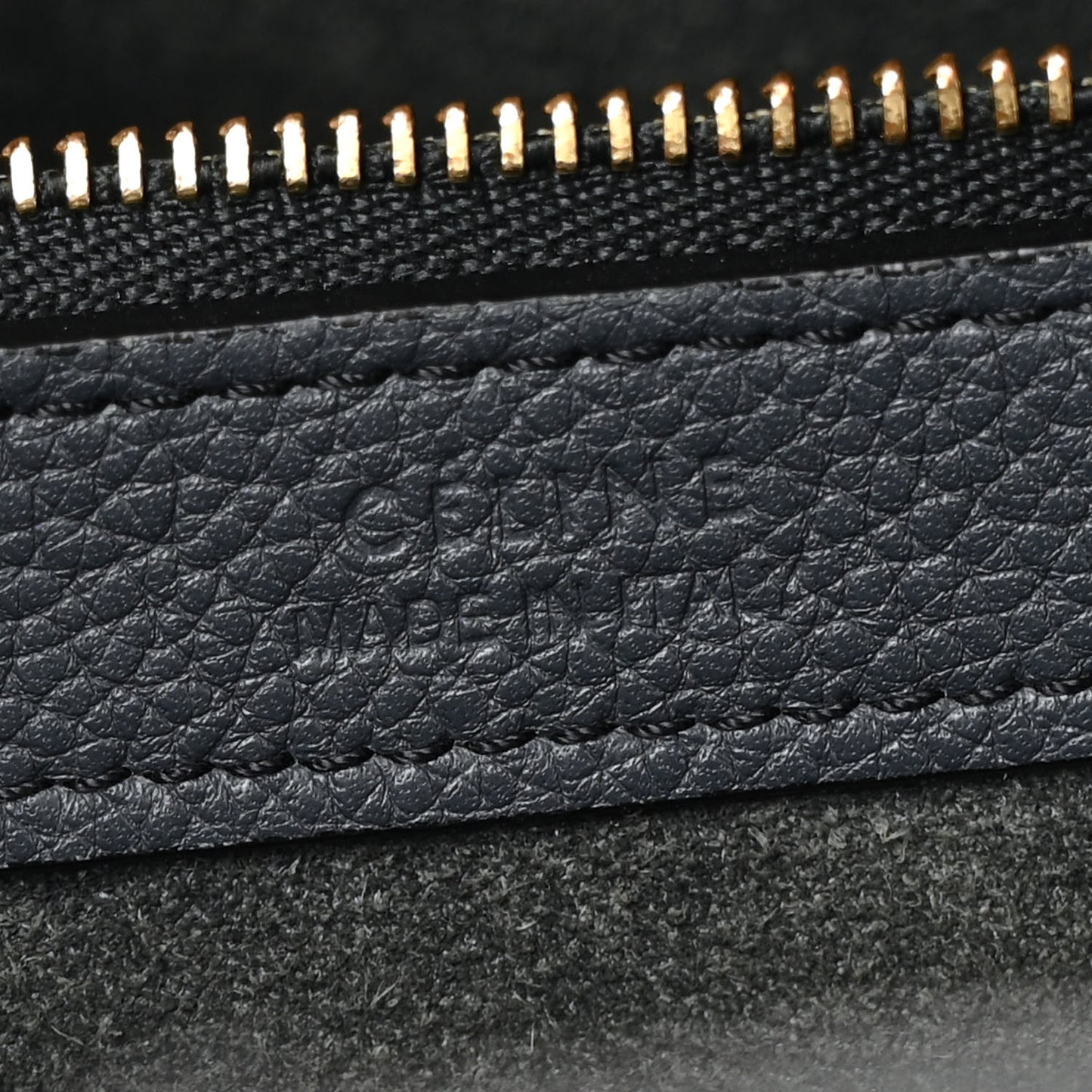 Soft Grained Calfskin Small Belt Cabas Phantom Slate