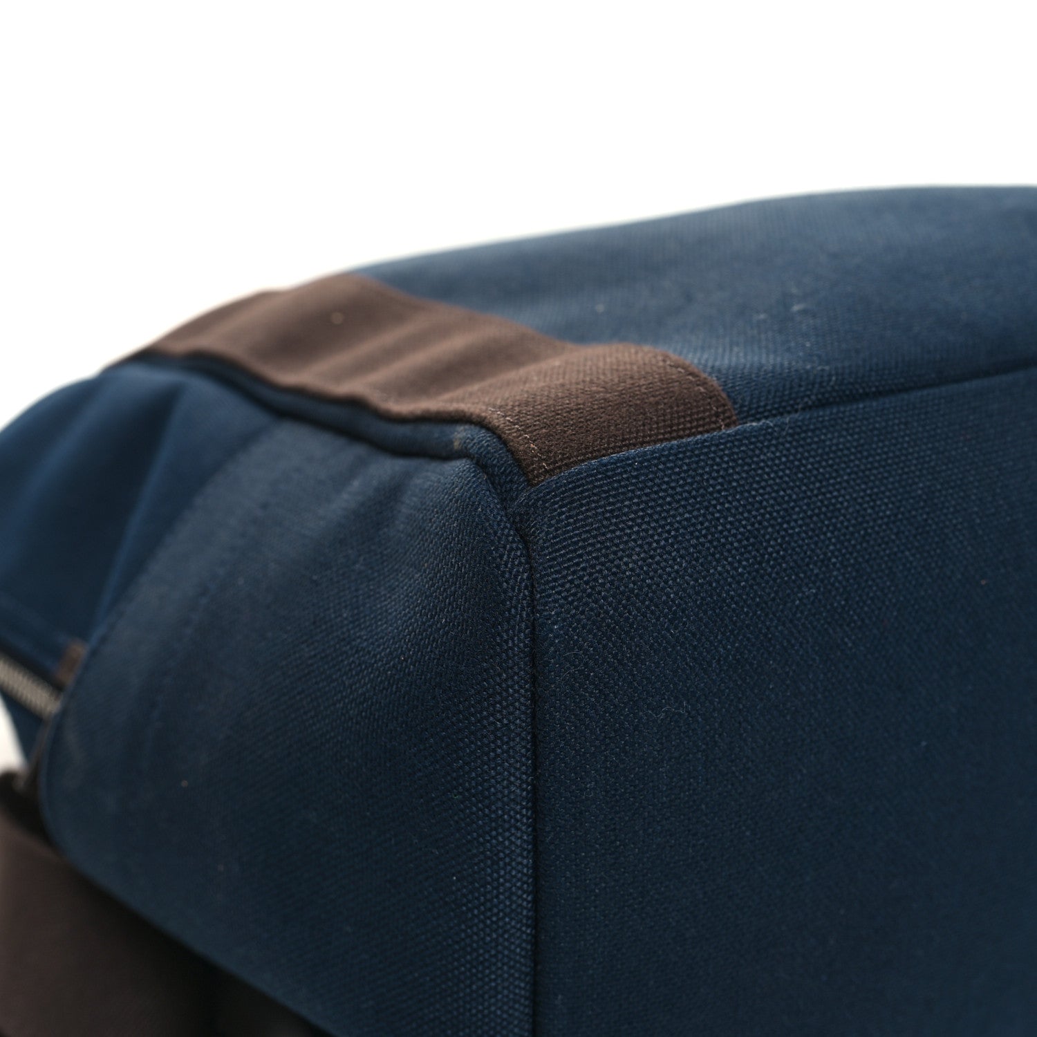 Hermes Toile Groom School Backpack Bleu Navy Feu 10 of 13